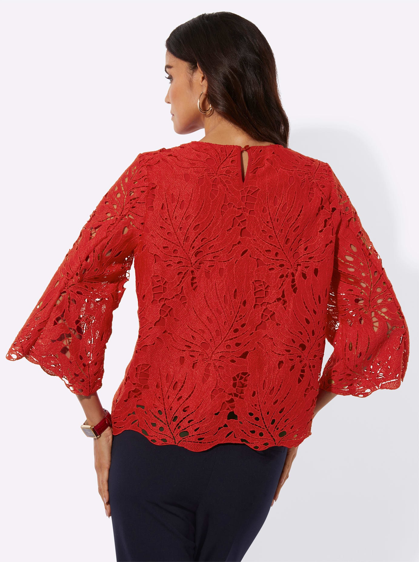 creation L Spitzenbluse