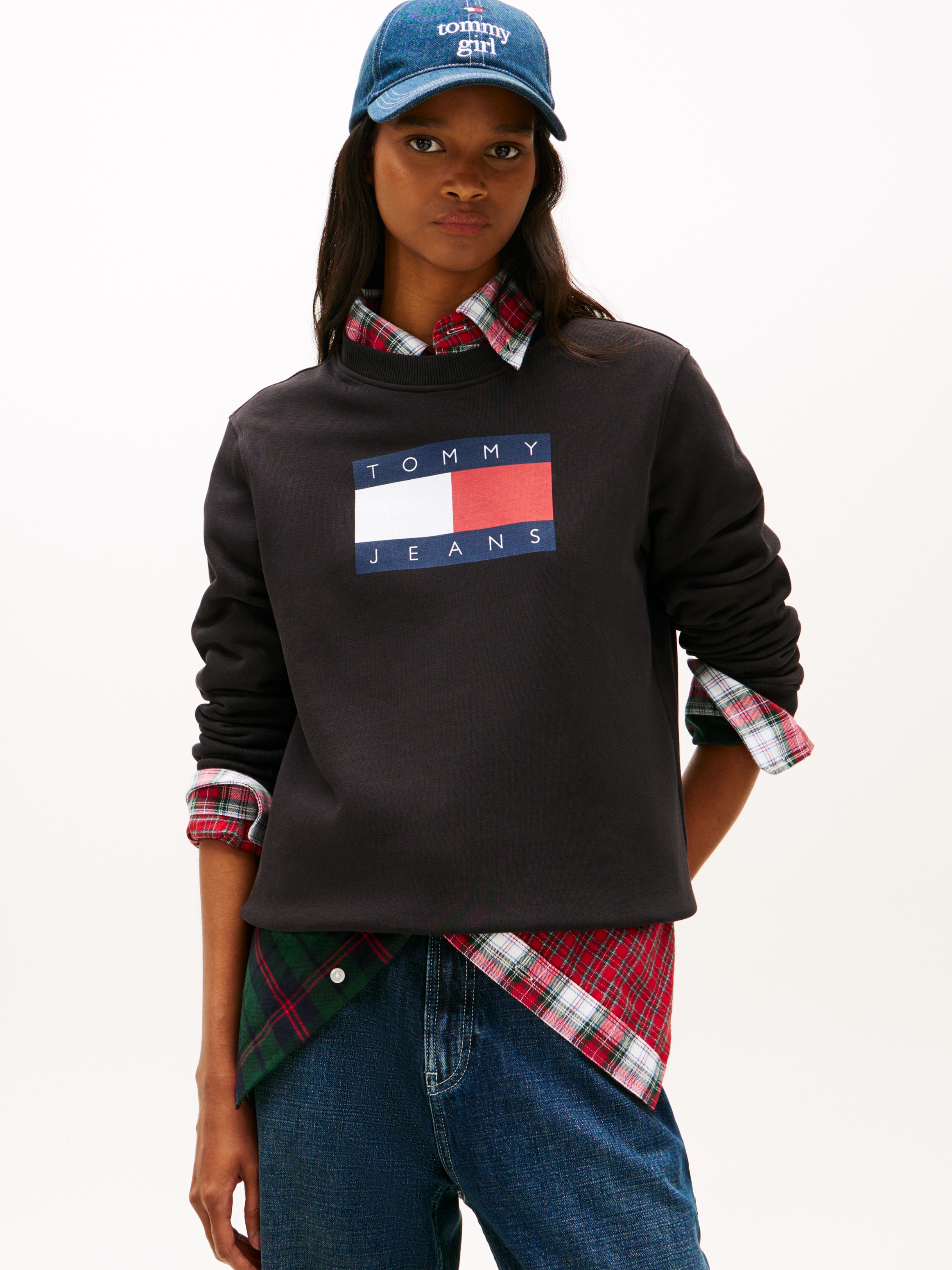 Tommy Jeans Sweatshirt »TJW REG TJ FLAG CREW«
