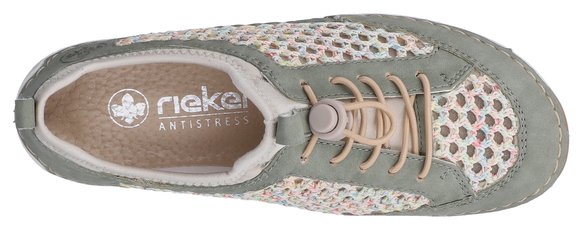 Rieker Baskets slip-on  Slipper, sneaker de loisir, chaussure basse avec fermeture rapide