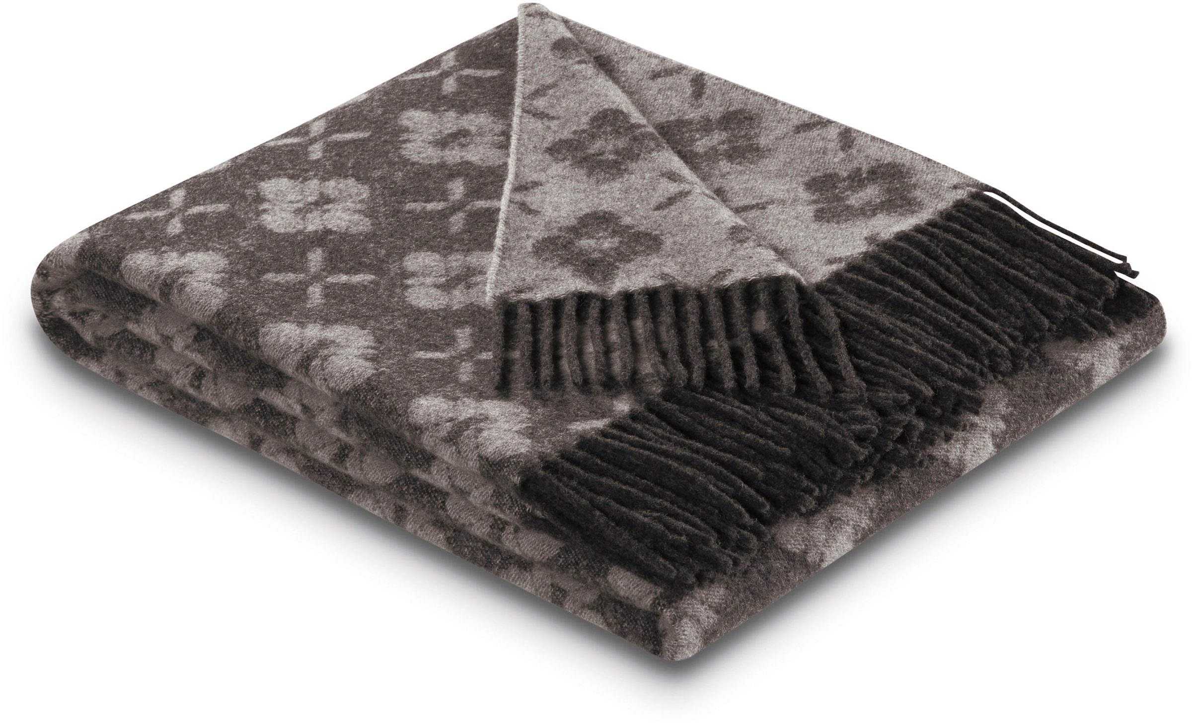 Biederlack Couverture d'intérieur »Plaid Primo« Kaschmir-Wolle-Mix