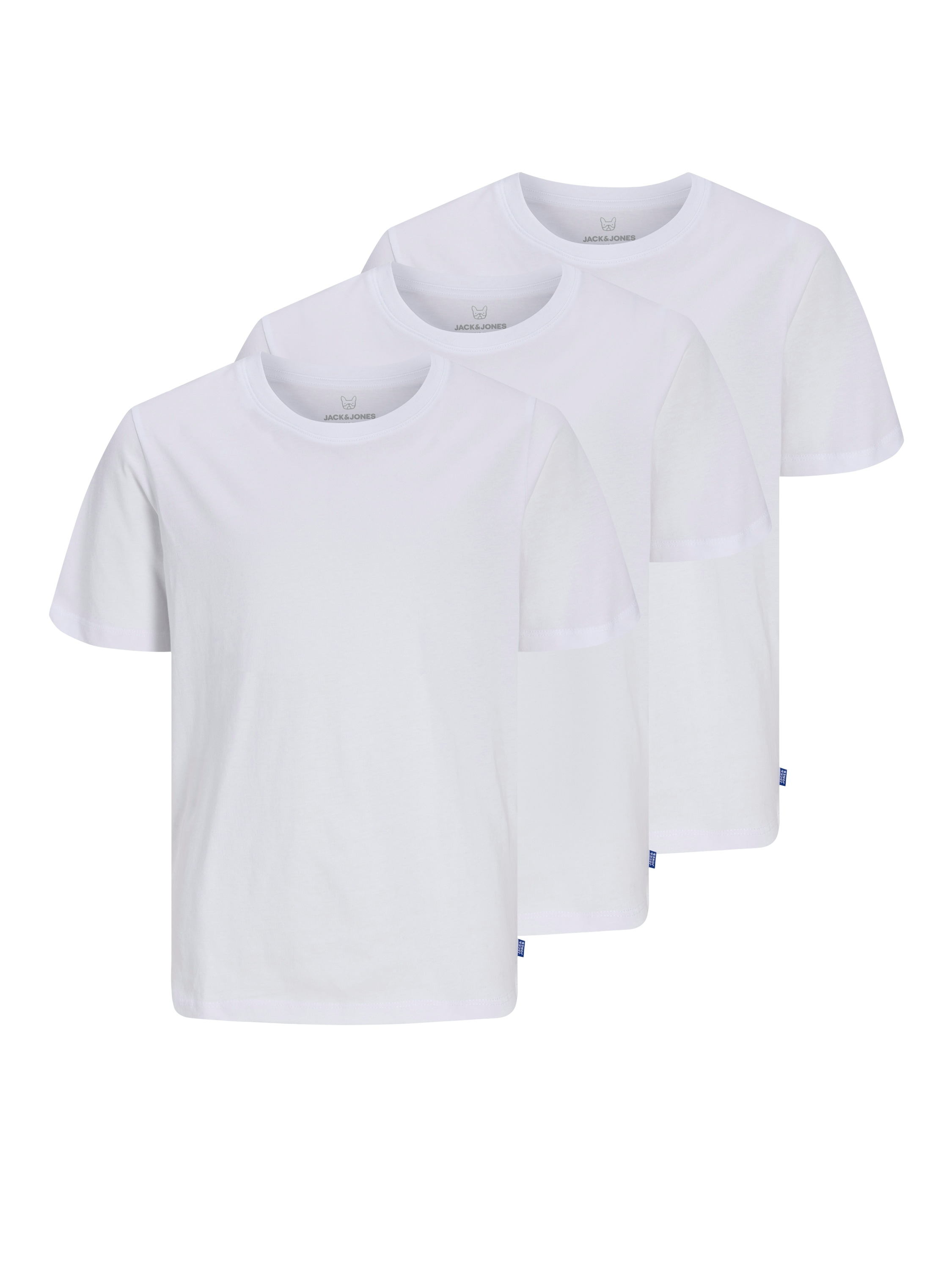 Jack & Jones Junior T-Shirt »JJEORGANIC BASIC TEE SS 3PK MP NOOS JNR« Packung, 3 tlg.