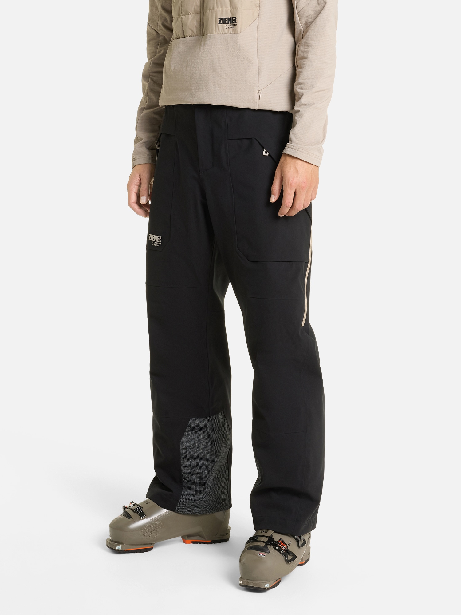 Ziener Pantalon de ski »RONTARO-Z AQUASHIELD® HERREN«  imperméable et coupe-vent, respirant, doublure intérieure en laine