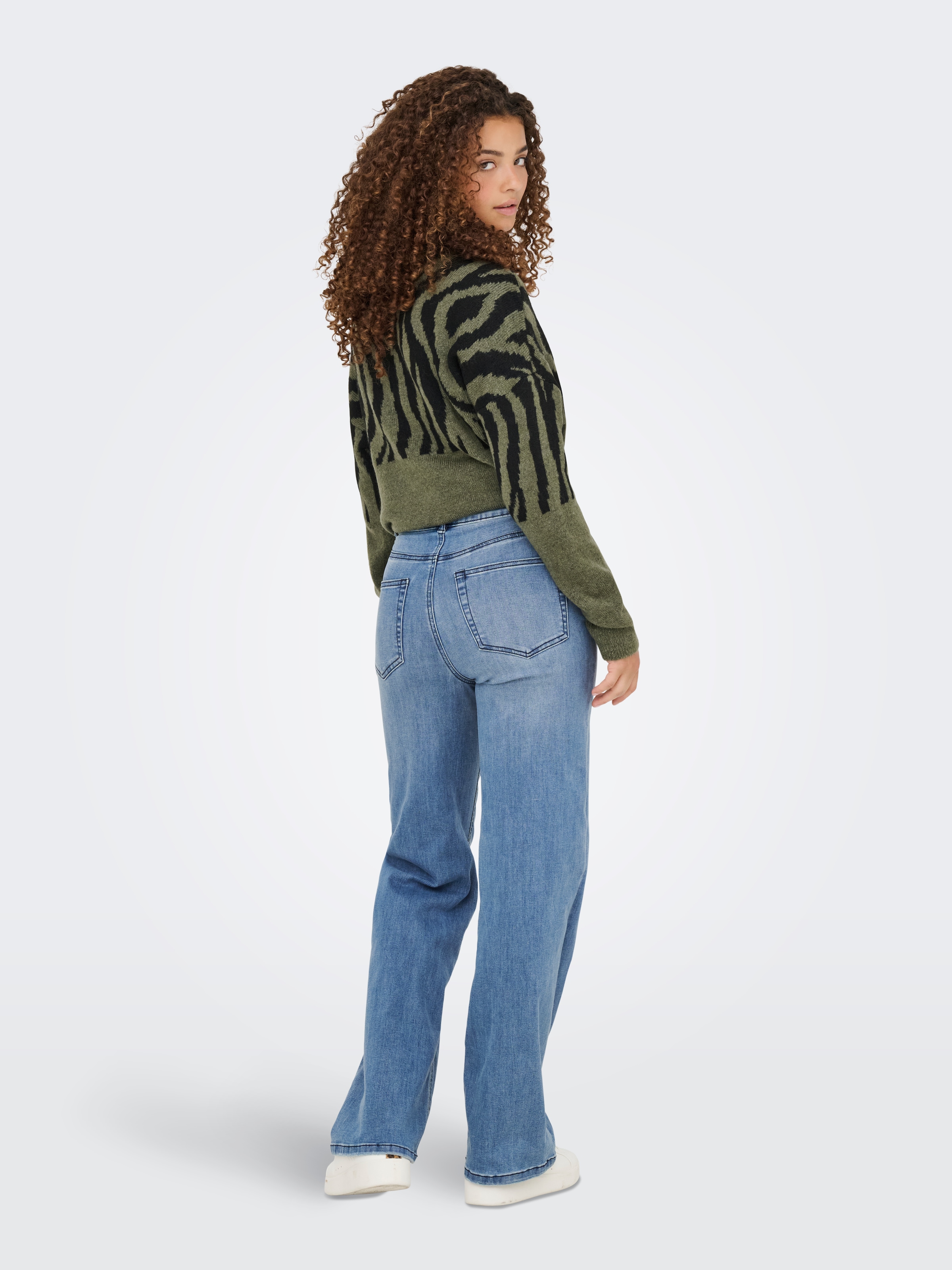 ONLY Jeans taille haute »ONLJUICY-WAUW HW WIDE DNM GUA113 NOOS«