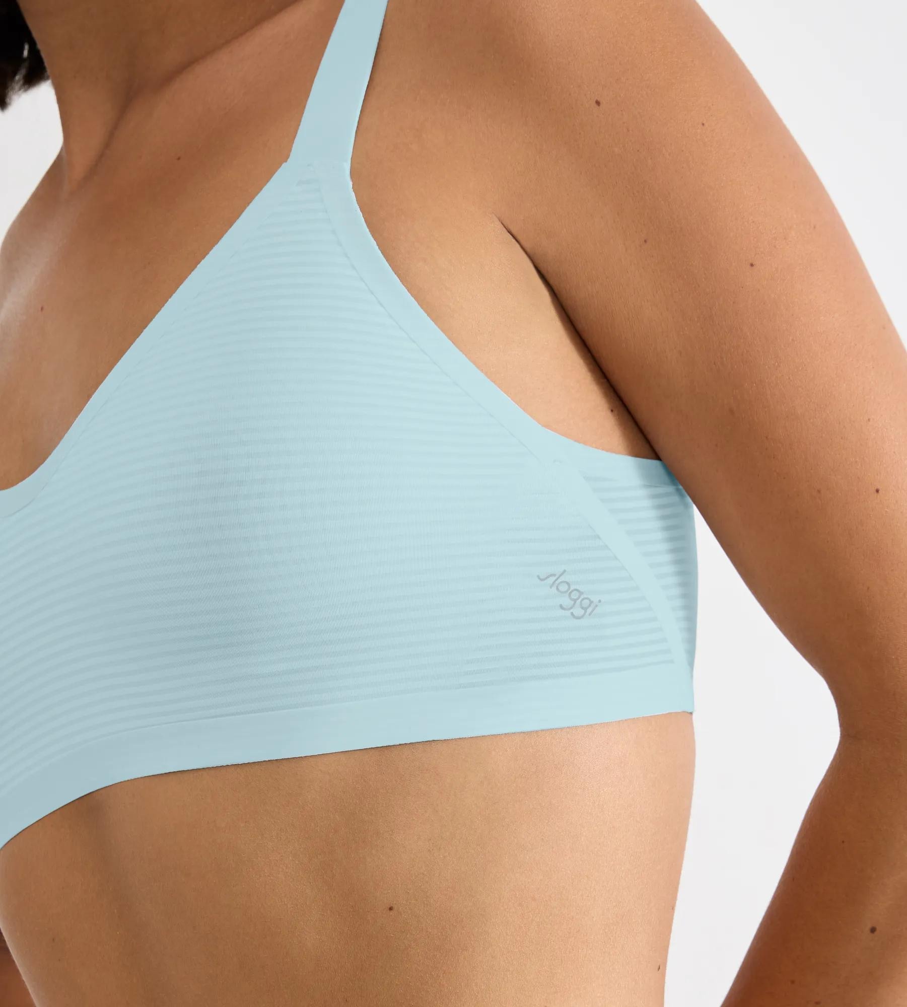 sloggi Brassière »ZERO Feel Air« respirant, look semi-transparent, double couche sans coussinets