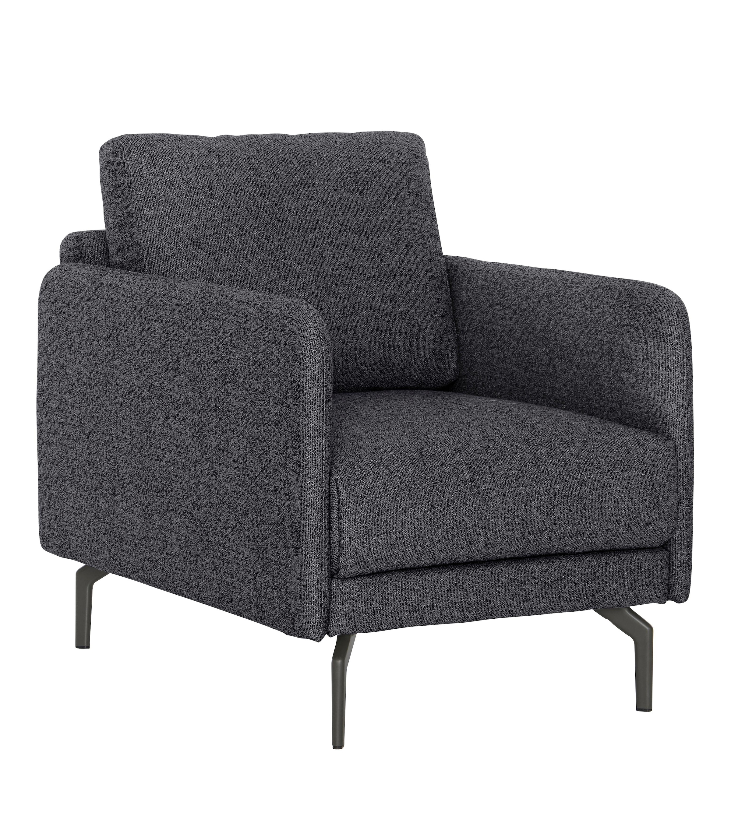 Creation BY ROLF BENZ Fauteuil »CR.450, Designsessel, Loungesessel« accoudoir très étroit, largeur 70 cm, pied en aluminium coulé gris ombre