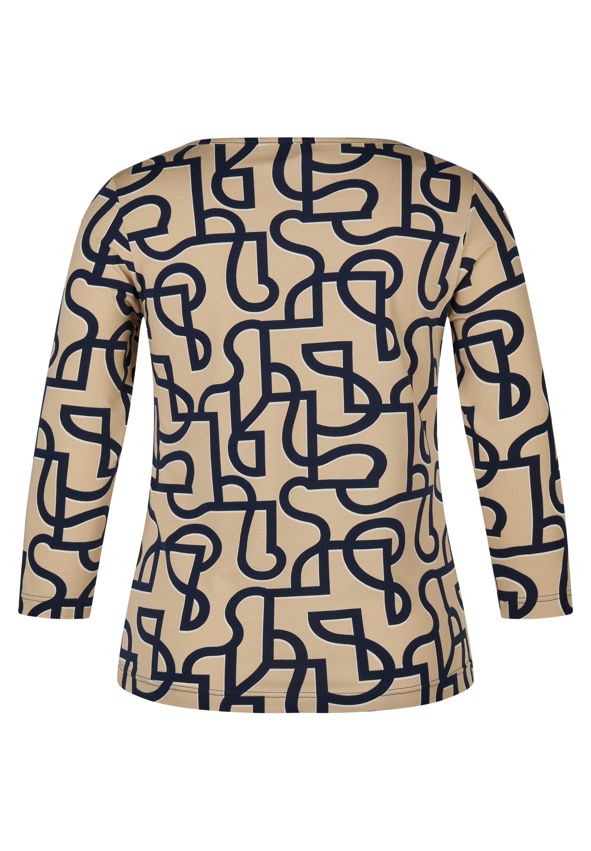 Rabe T-shirt à manches 3/4 avec imprimé intégral