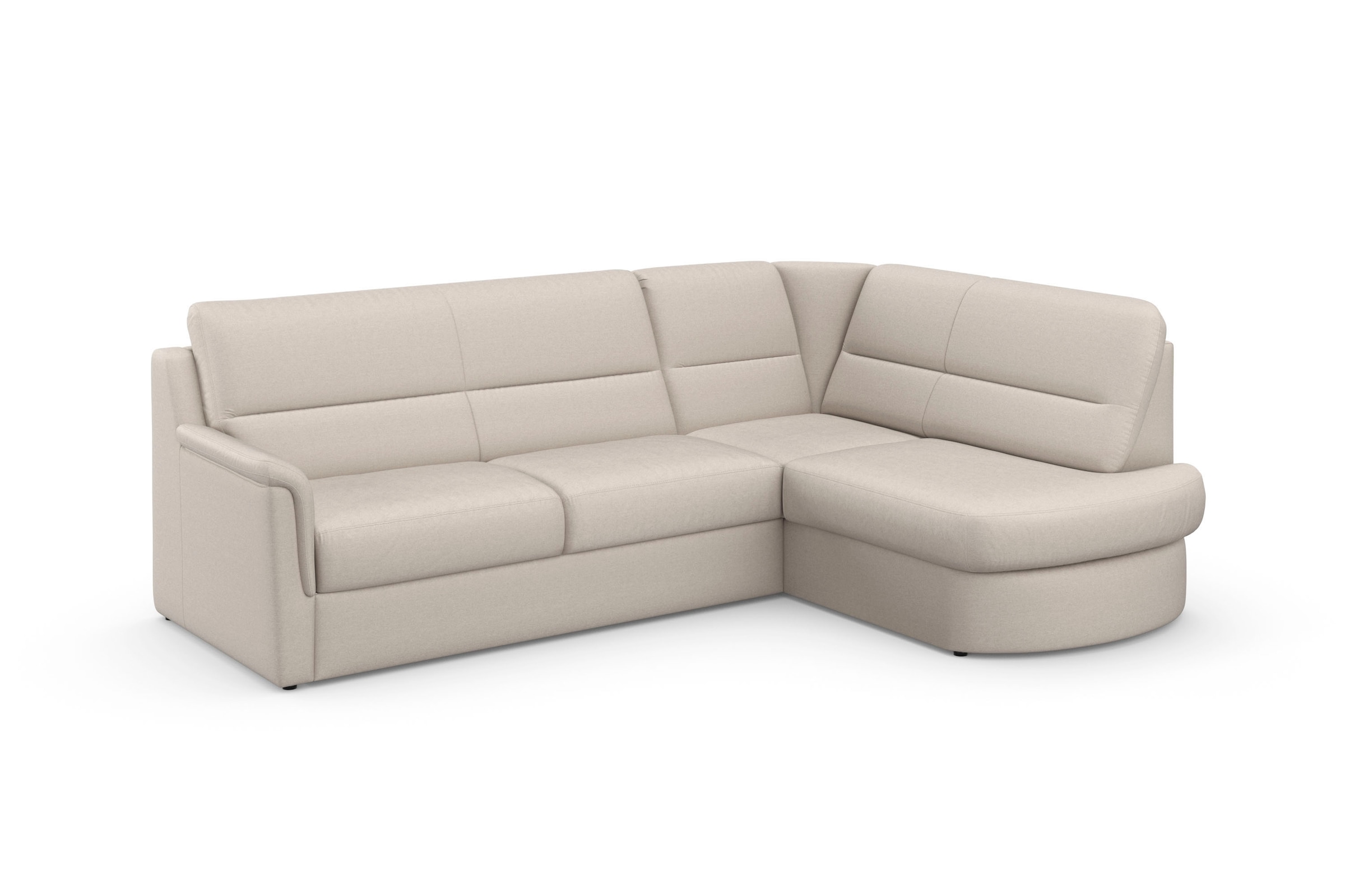 sit&more Canapé d'angle »Panini L-Form« wahlweise mit Vorziehsitz und Bettkasten