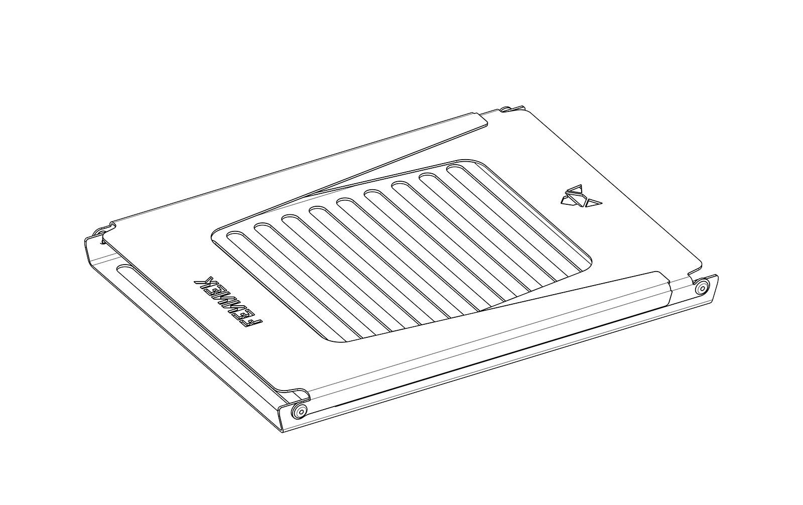 Fennek Grill Grille de barbecue »zu Hobo Premium, Edelstahl«