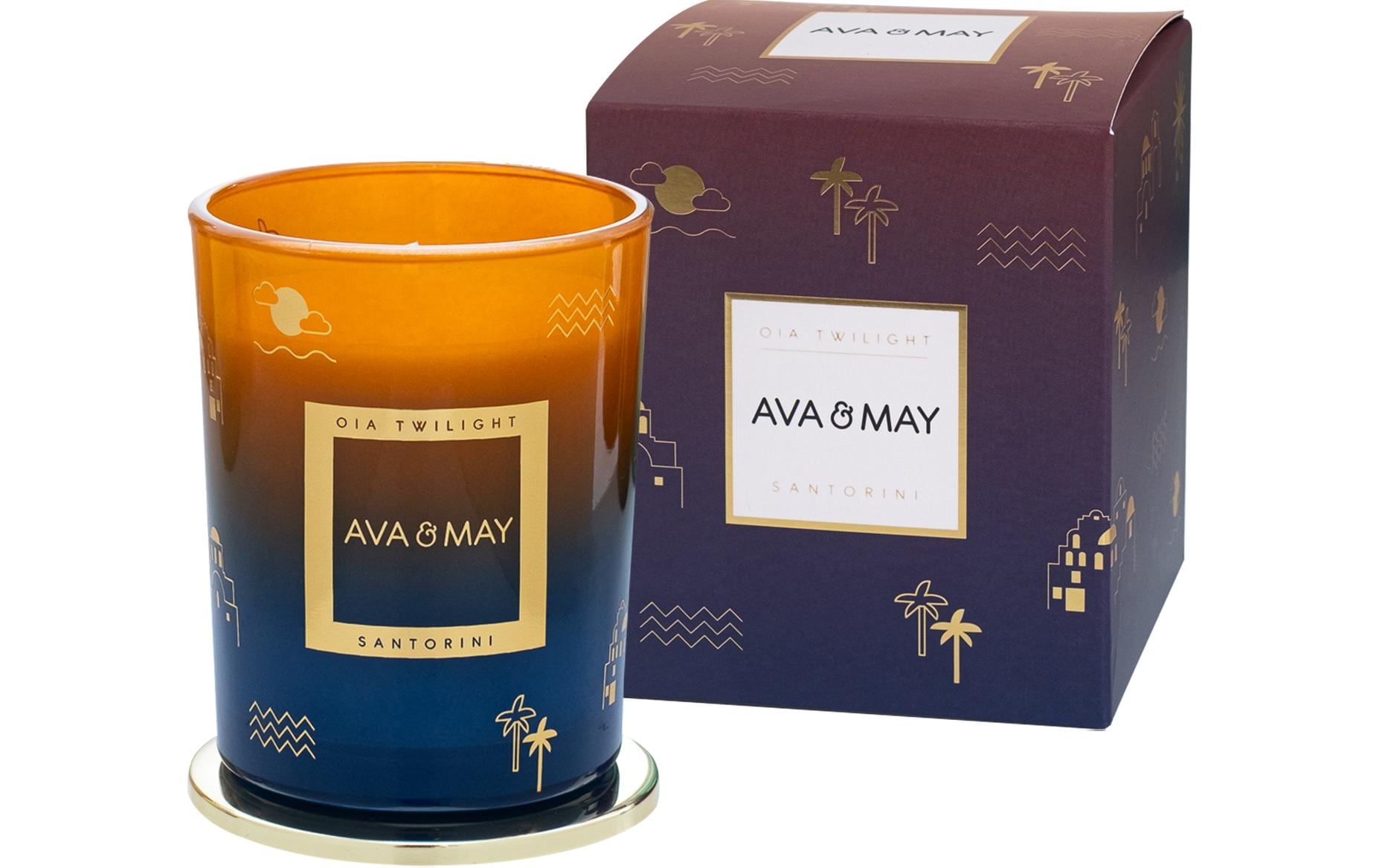 AVA & MAY Bougie parfumée »Oia Twilight 180 g«