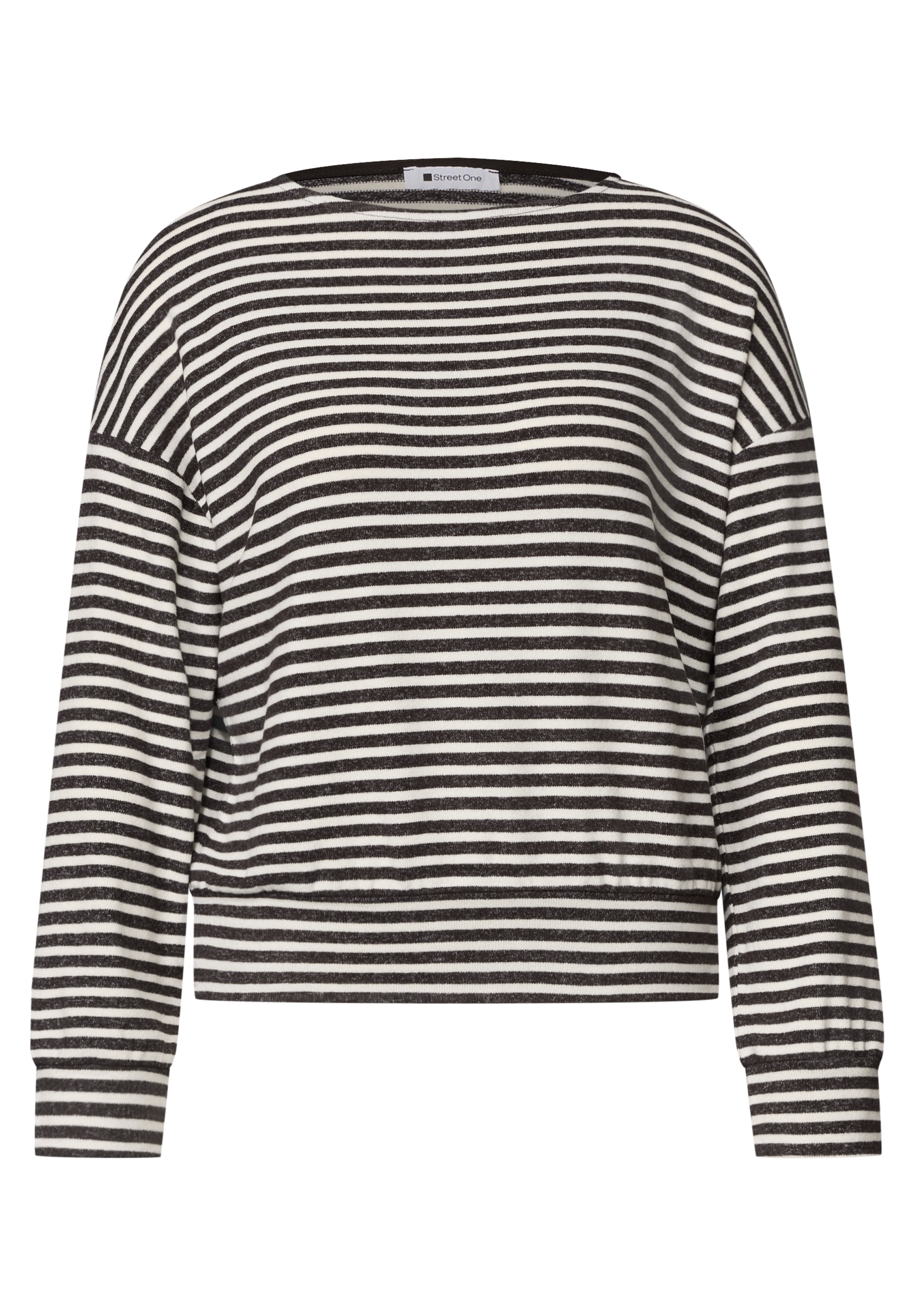 STREET ONE Langarmshirt mit Streifenmuster
