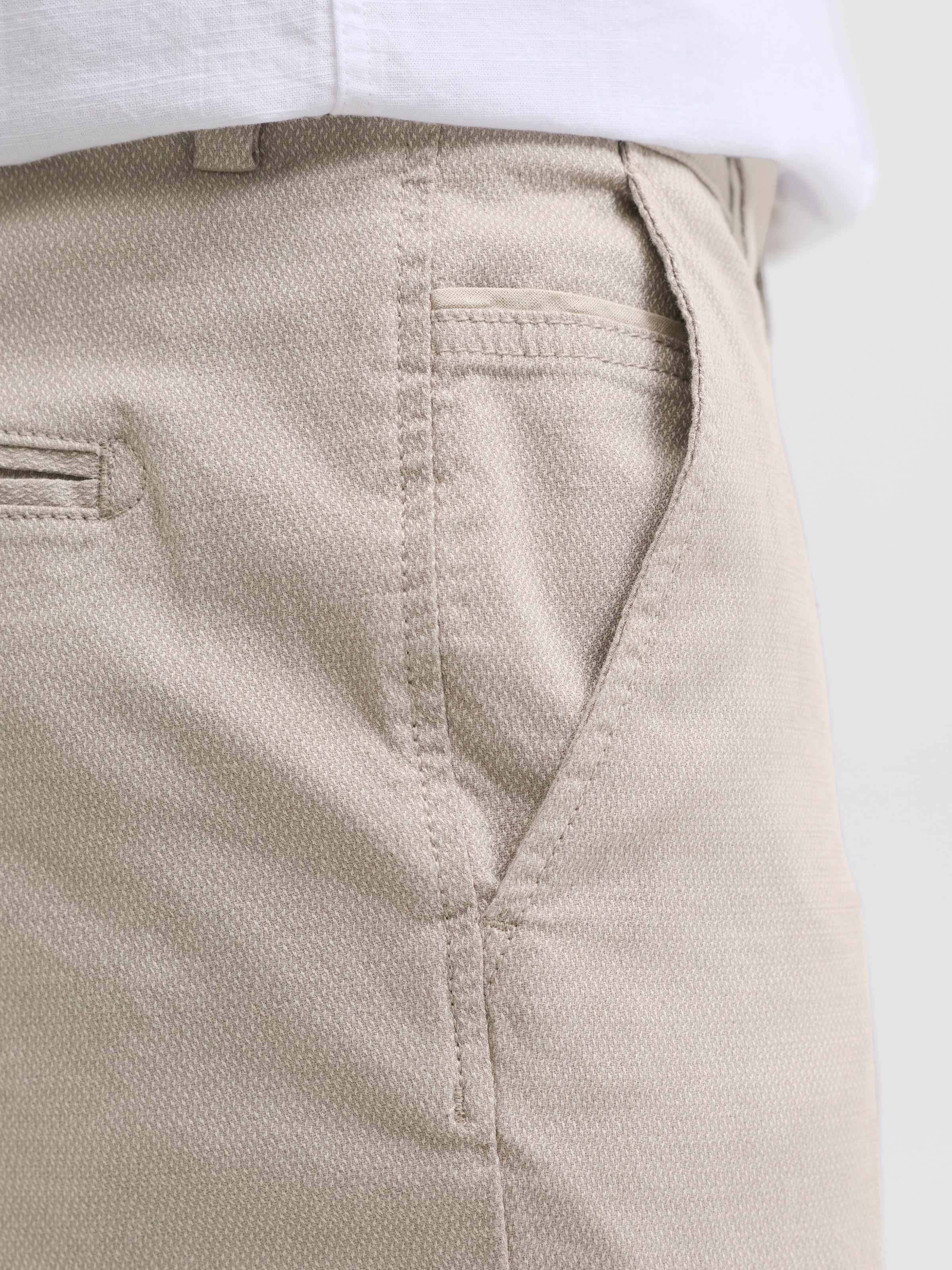 Jack & Jones Chinos »JPSTMARCO JJFURY AKM«  Mélange de coton, coupe slim