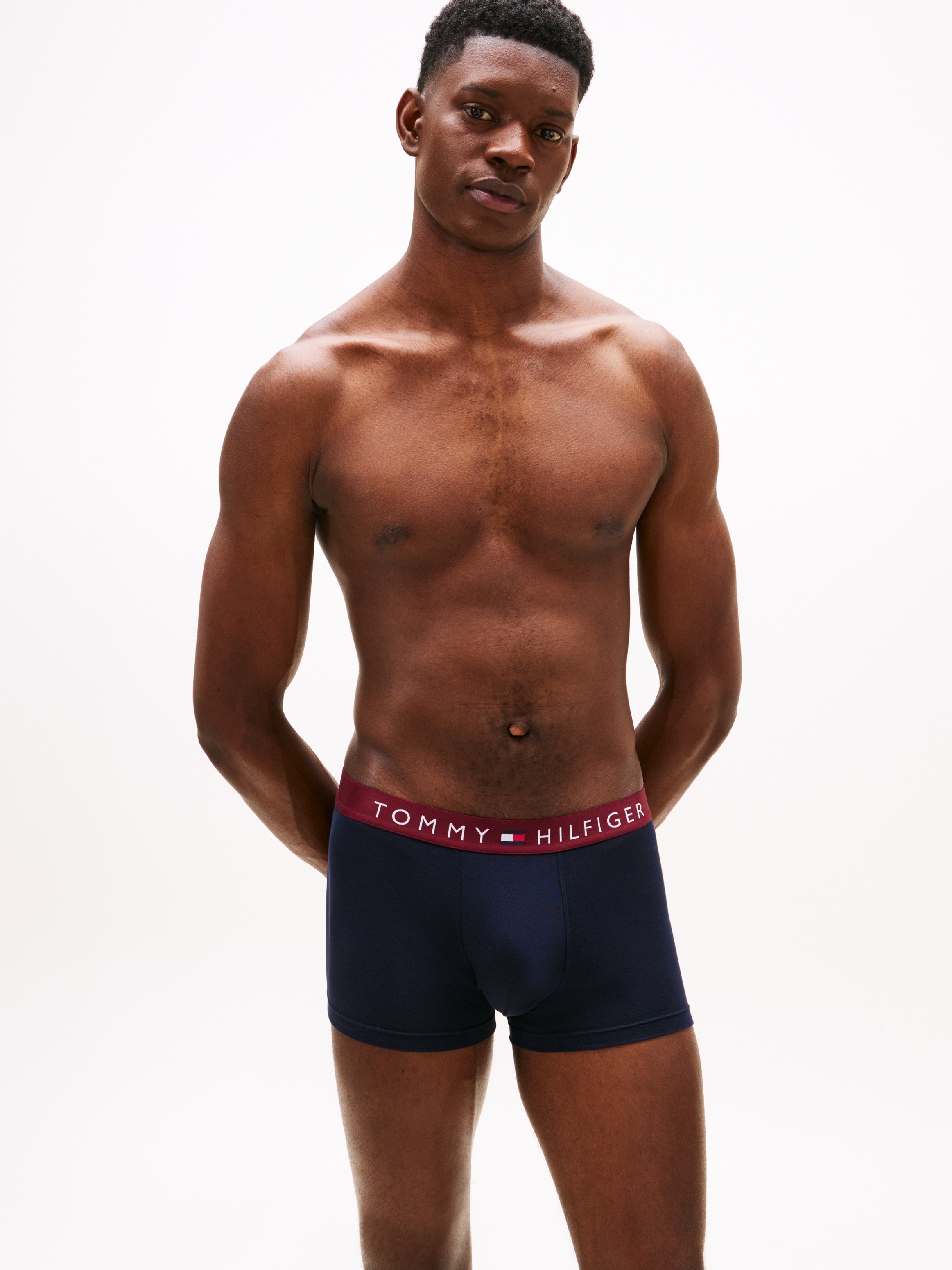 Tommy Hilfiger Underwear Tronc »3P TRUNK WB« Packung, 3er, 3 cuis mit Logobund