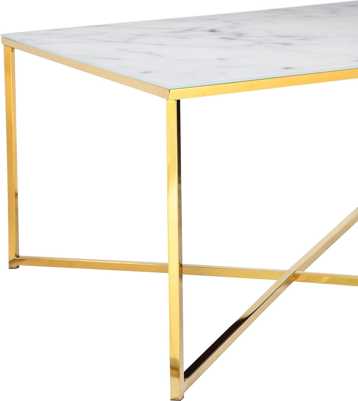 SalesFever Couchtisch »Caorle Coffeetable im eleganten Stil« Eleganz trifft Funktion: Tischplatte in Marmoroptik