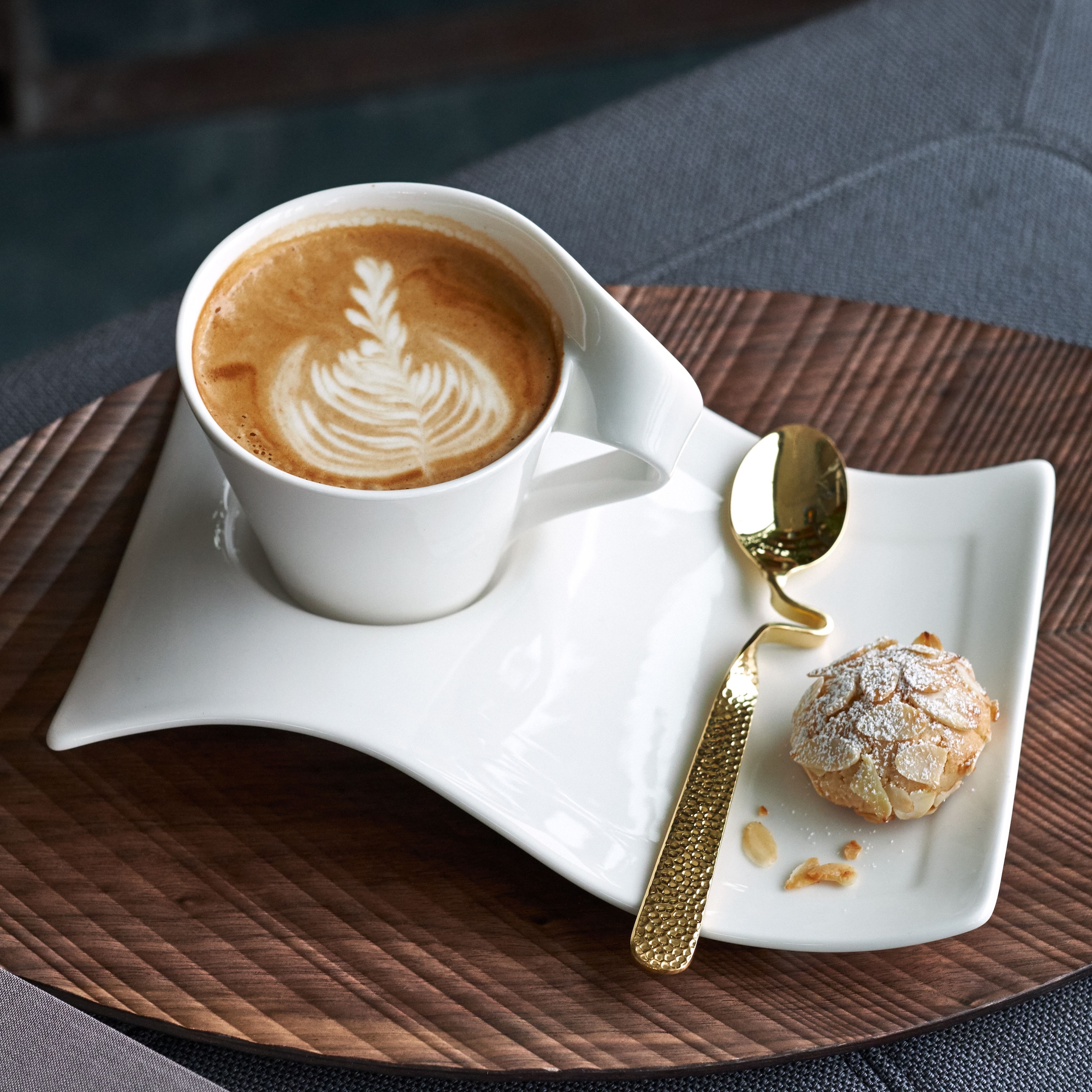 Villeroy & Boch Cappuccinotasse »NewWave Caffè Cappuccino-Set« Wellendesign