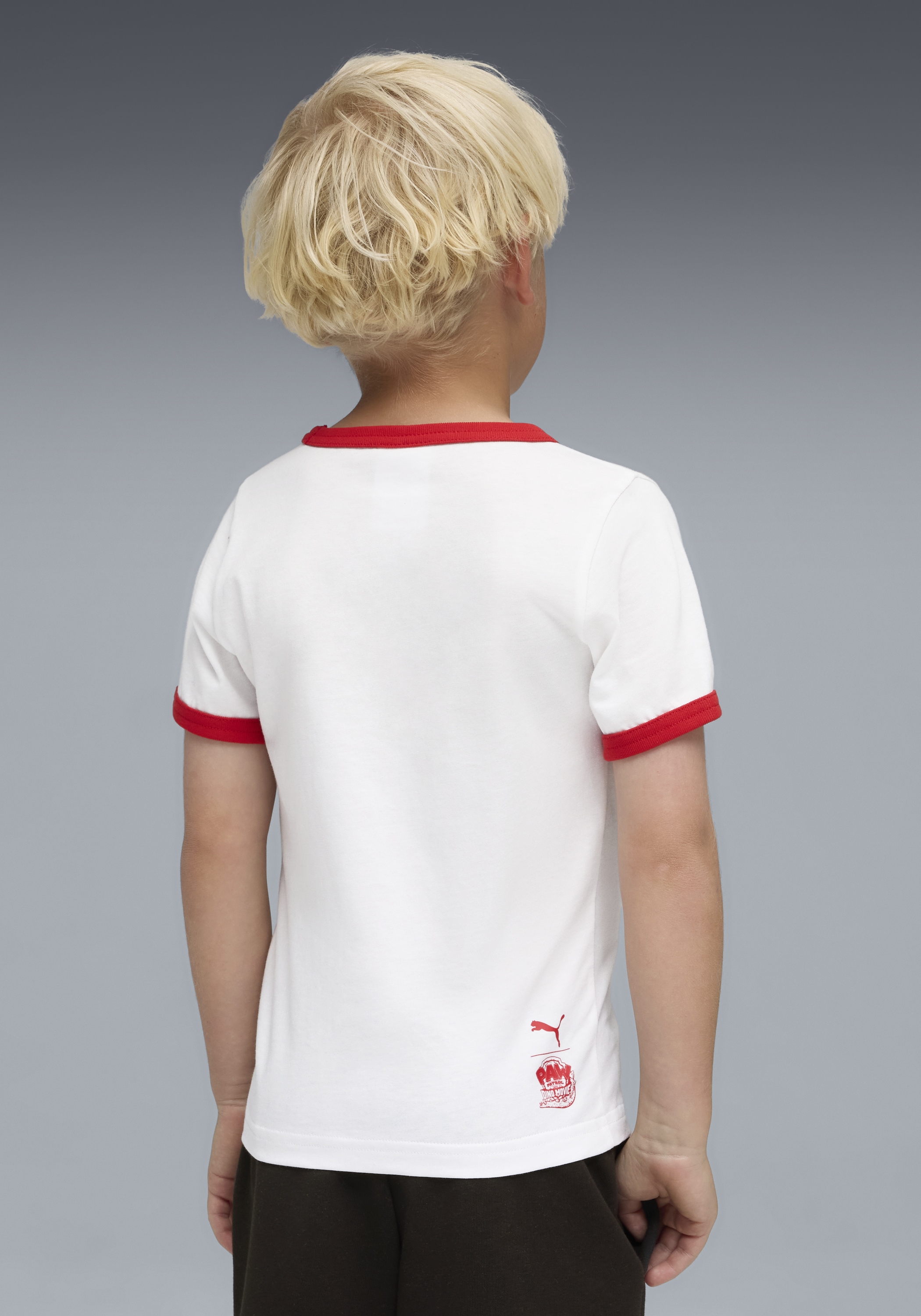 PUMA T-shirt »X PAW PATROL RINGER TEE« Regular Fit, manches courtes, pour enfants, col rond