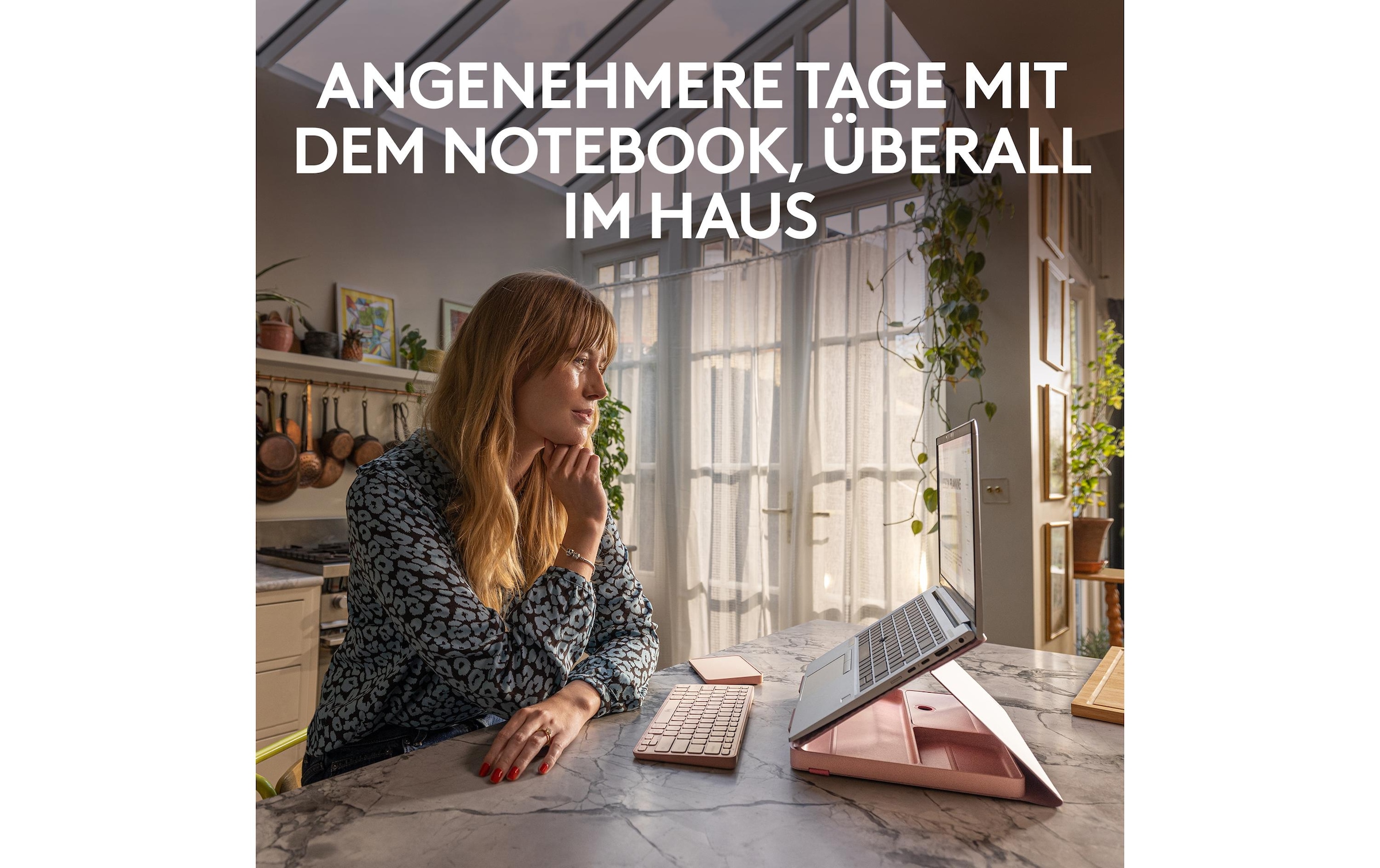 Logitech Clavier de tablette »Cover Casa Pop-Up Desk« ()