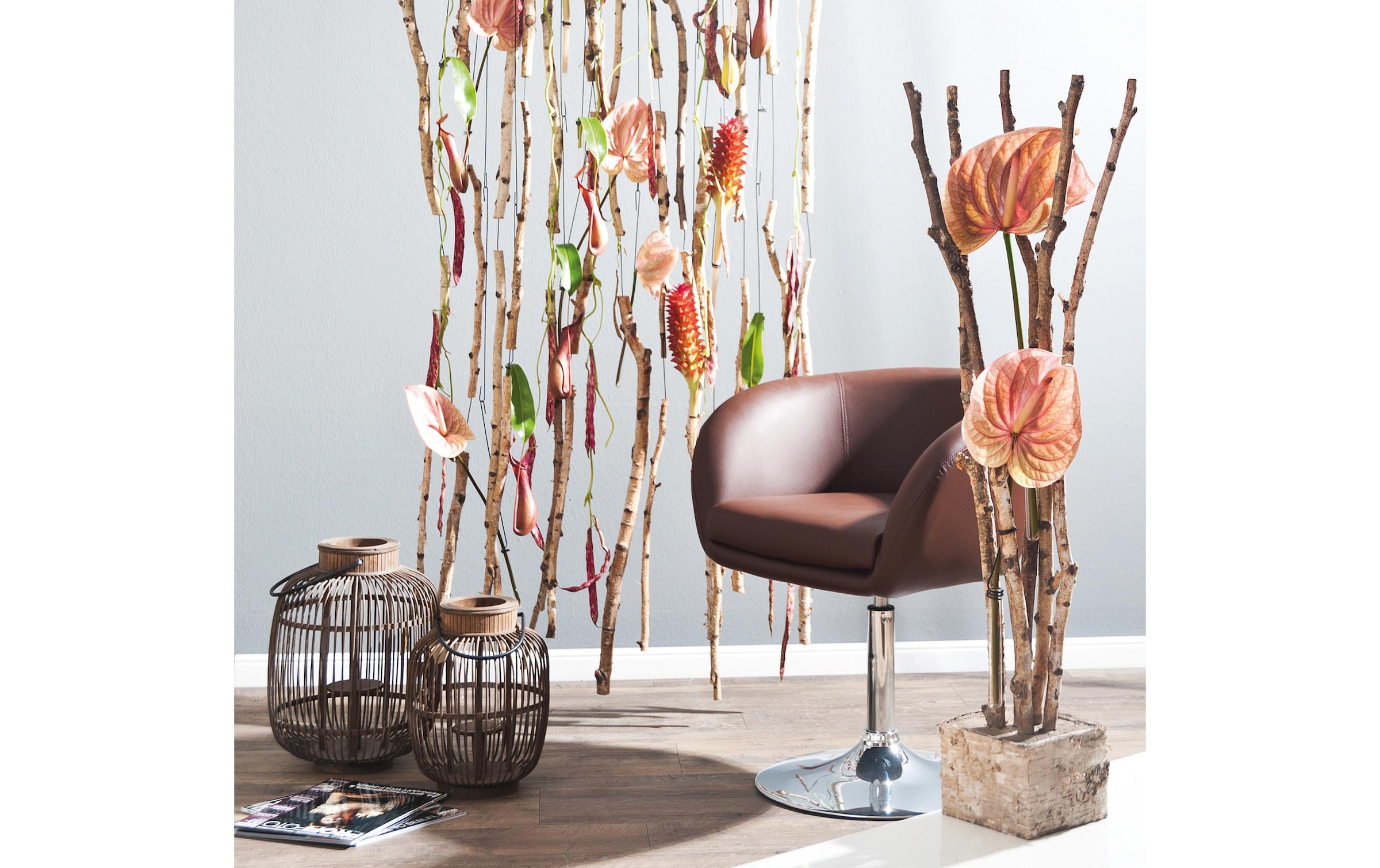   Objet de décoration murale »Opiflor gebündelt 38384 x 50 cm«