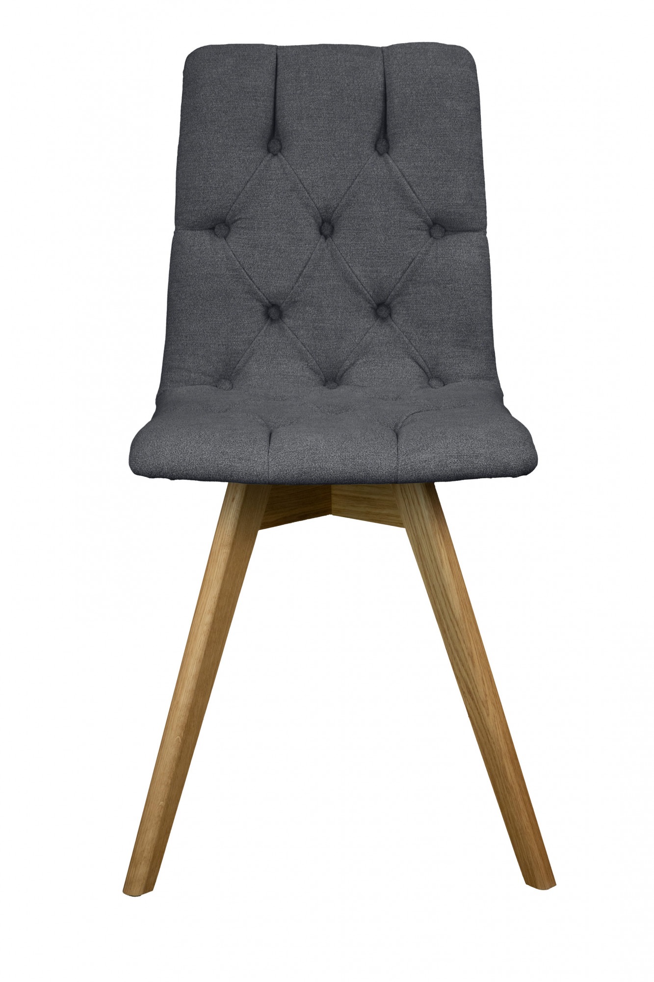 andas Chaise de salle à manger »Rania« (Set) 2 cuisMassivholzgestell, mit Knopfheftung