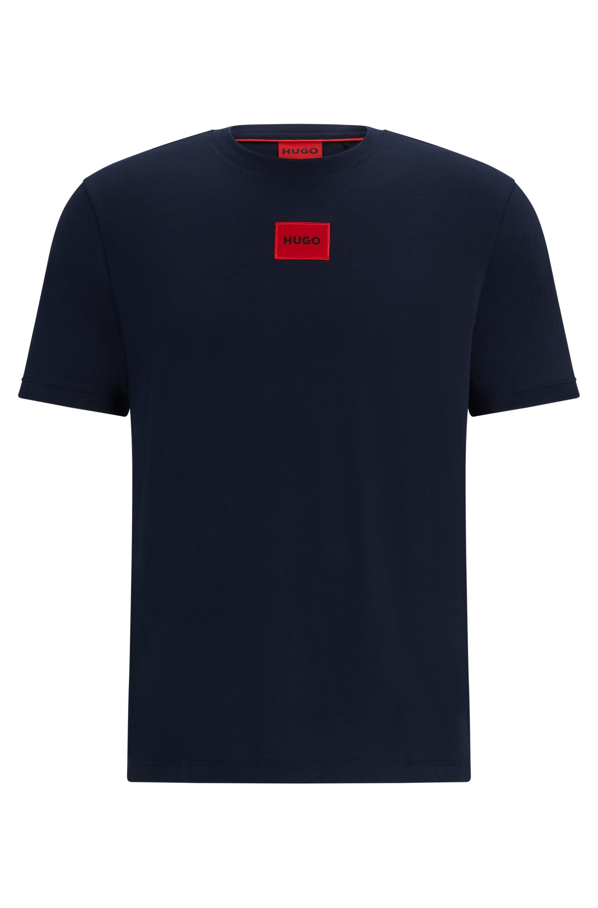 HUGO T-shirt »Diragolino« Rundhalsausschnitt, Regular Fit, Logo-Label