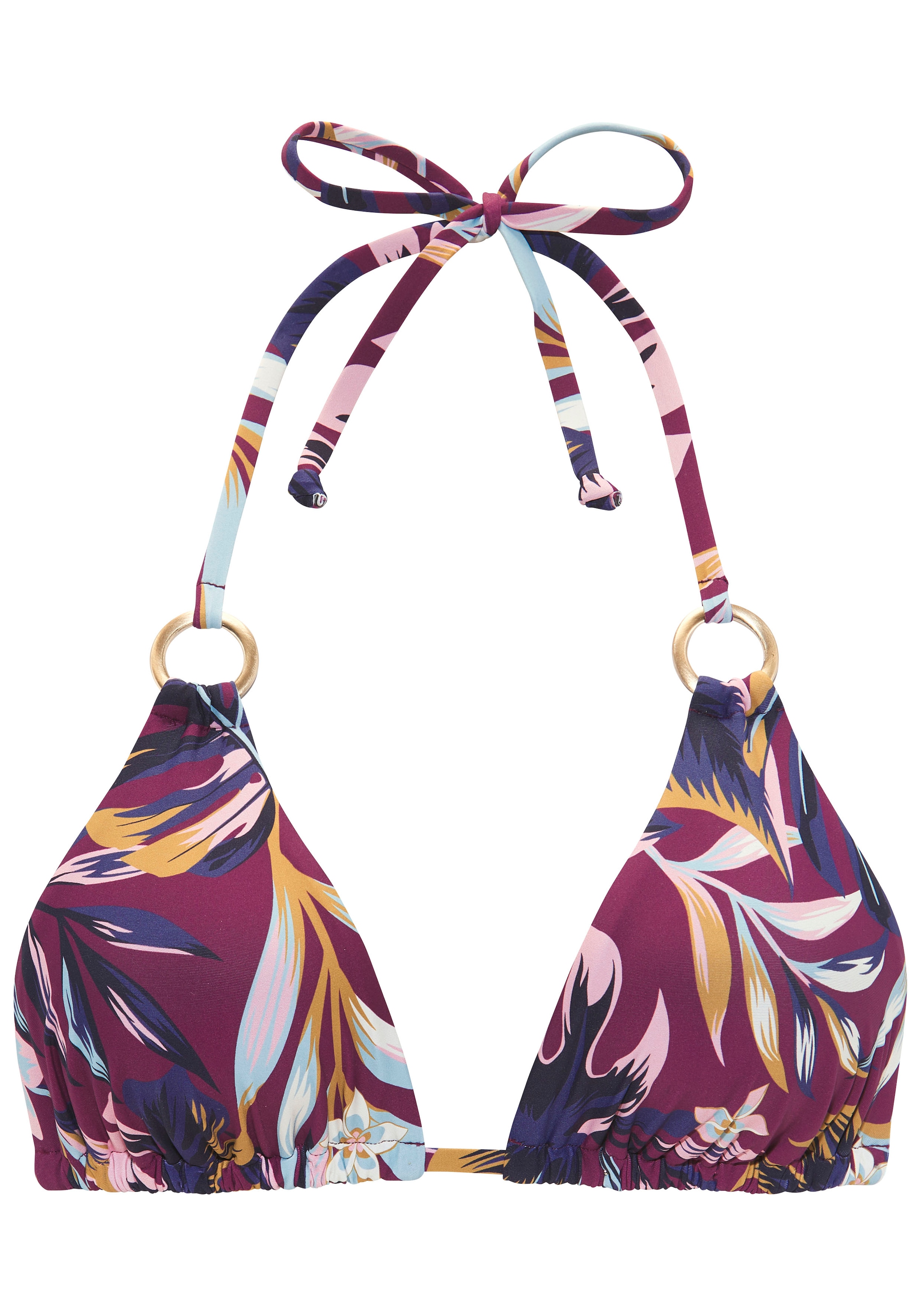 LASCANA Top bikini triangle »Odetta« im floralen Design