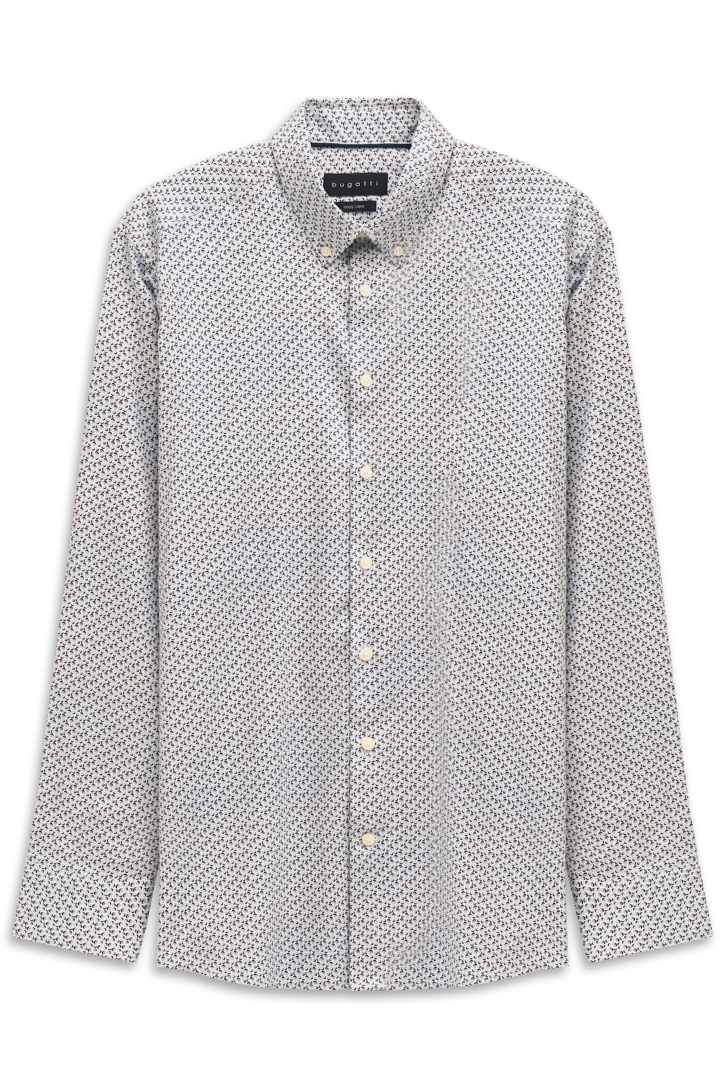 bugatti Chemise à manches longues »Easy Care« mit kleinem Print