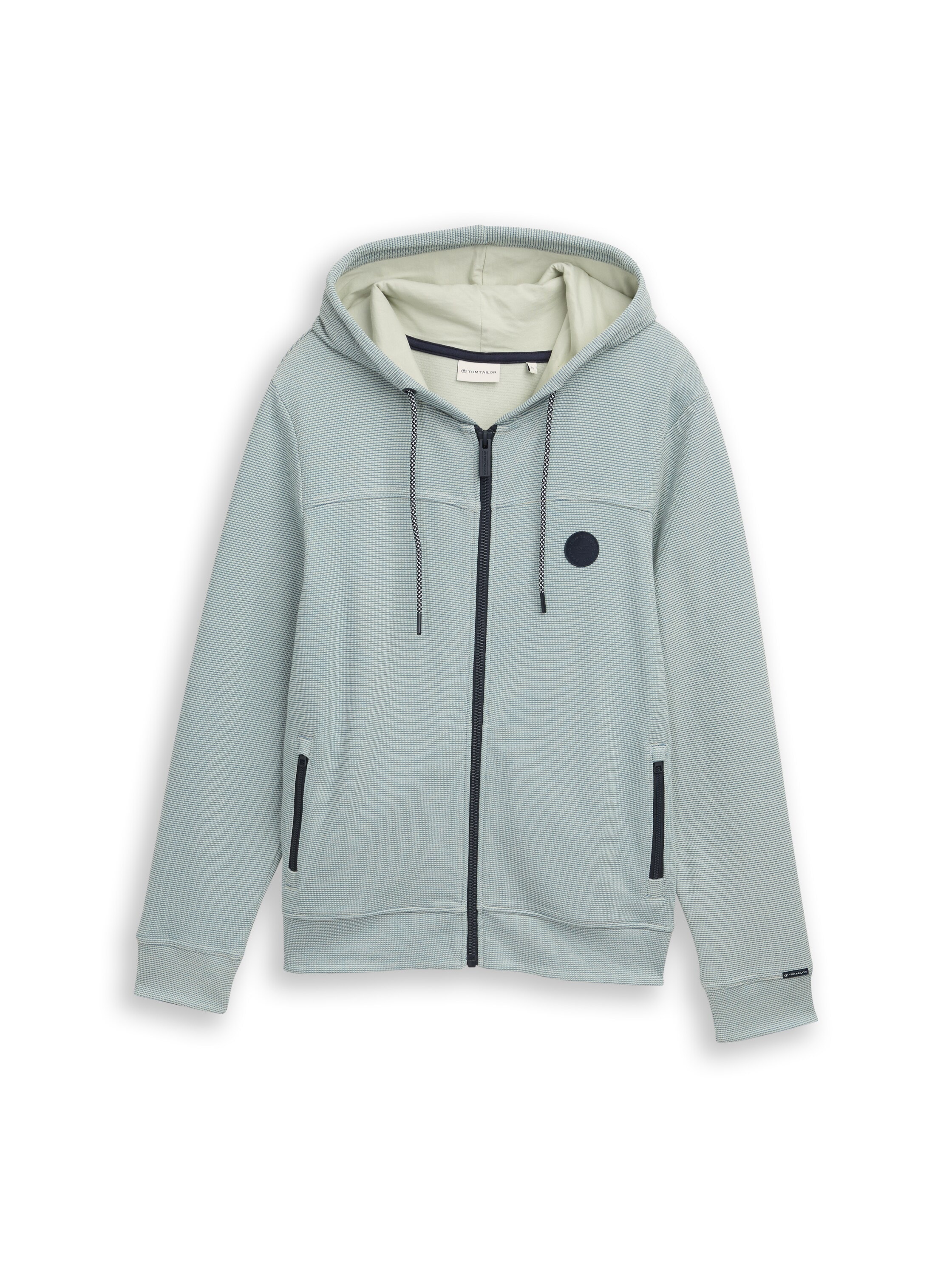 TOM TAILOR Veste sweat mit Kapuze