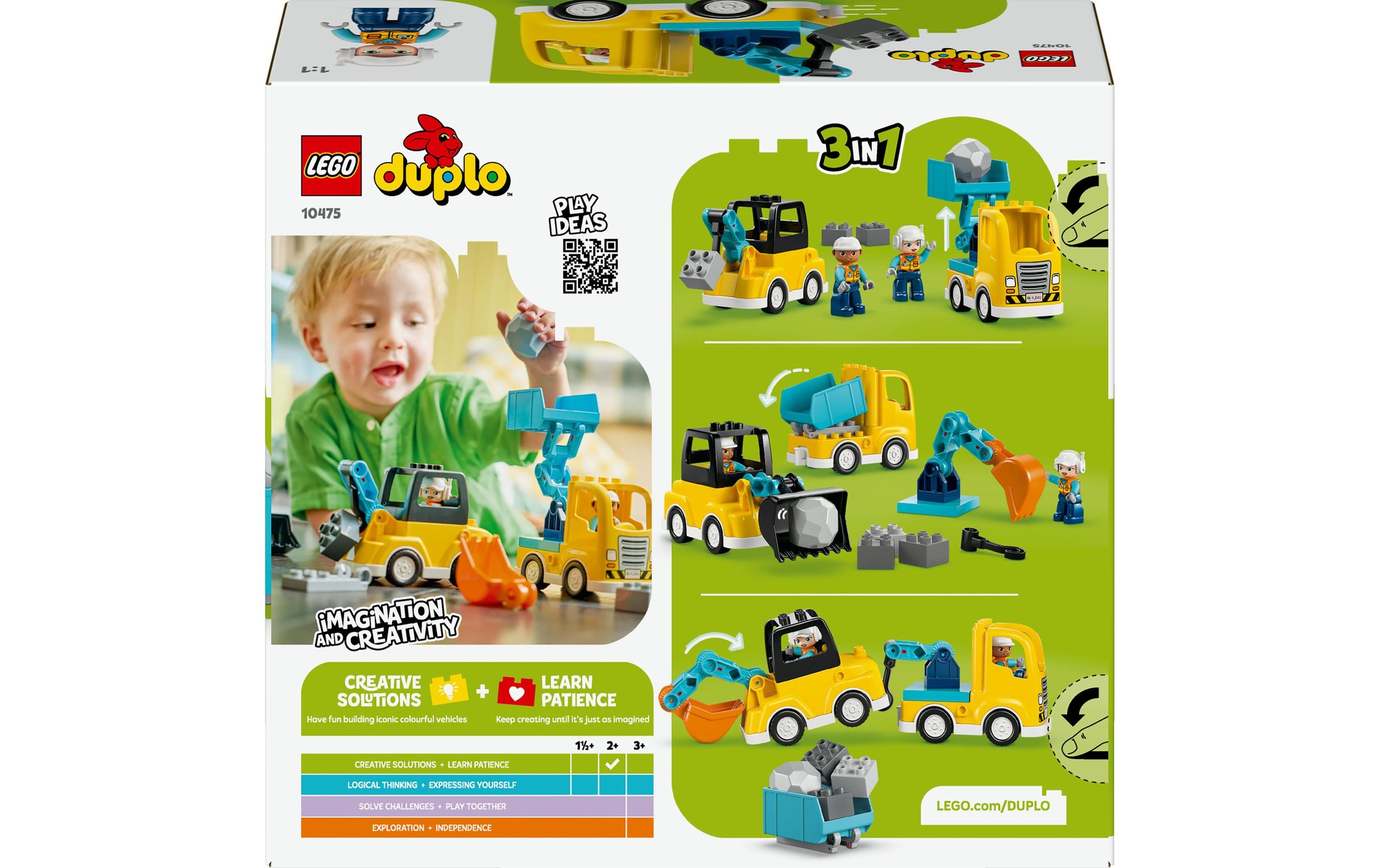   Pions de construction »DUPLO® Baufahrzeuge 3-in-1 Set 10475« Kategorie: Fahrzeug