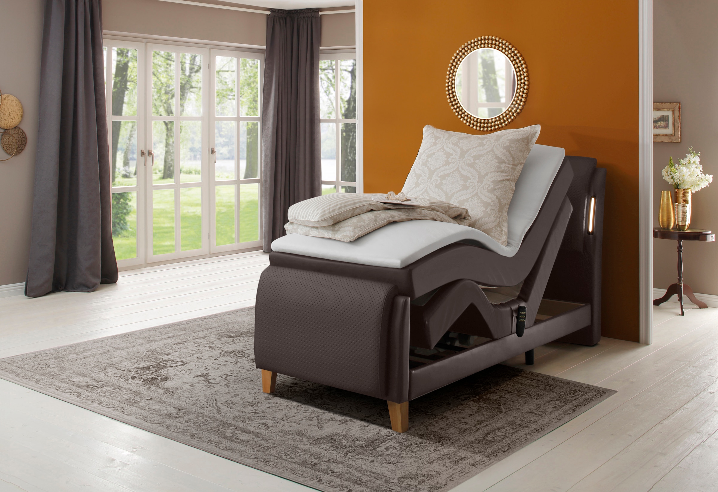 Home affaire Boxspringbett »Messina2« Liegekomfort elektrisch Verstellbar