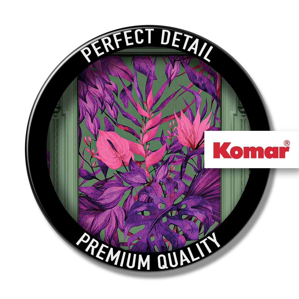 Komar Fototapete »Komar Vlies Fototapete - Duke Dude green - Grösse 400 x 250 cm« bedruckt glatt