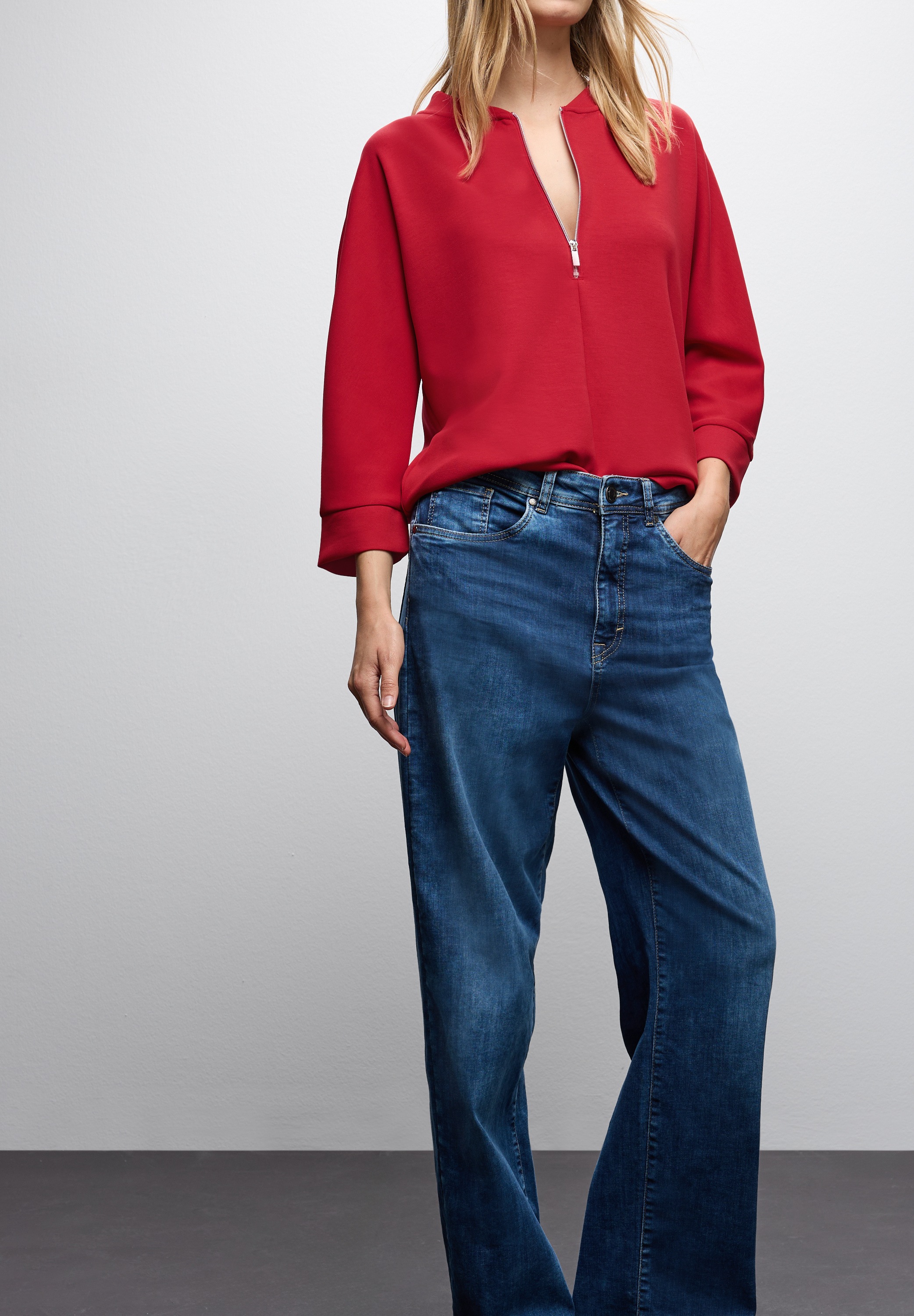 STREET ONE Sweatshirt , mit Bündchen
