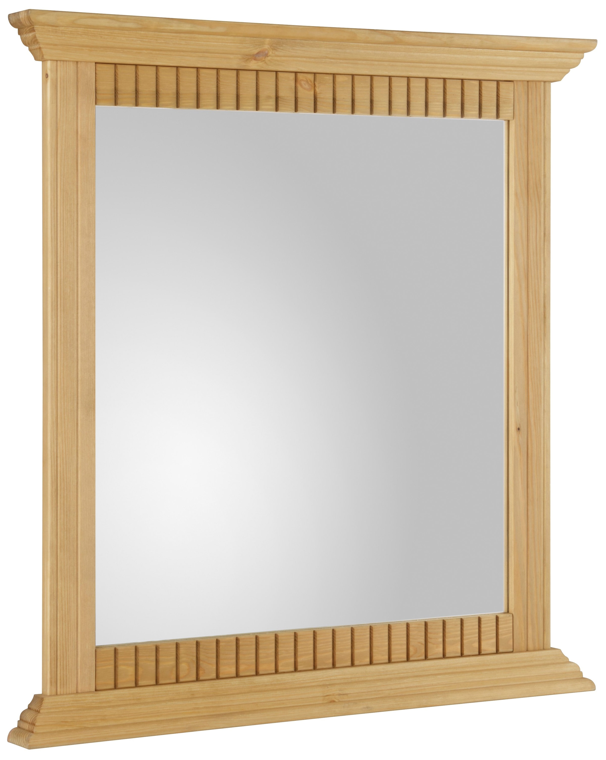 GOODproduct Spiegel »Rustic« Rahmen in Kiefer  massiv, Breite 78 cm, mit Zierfräsungen