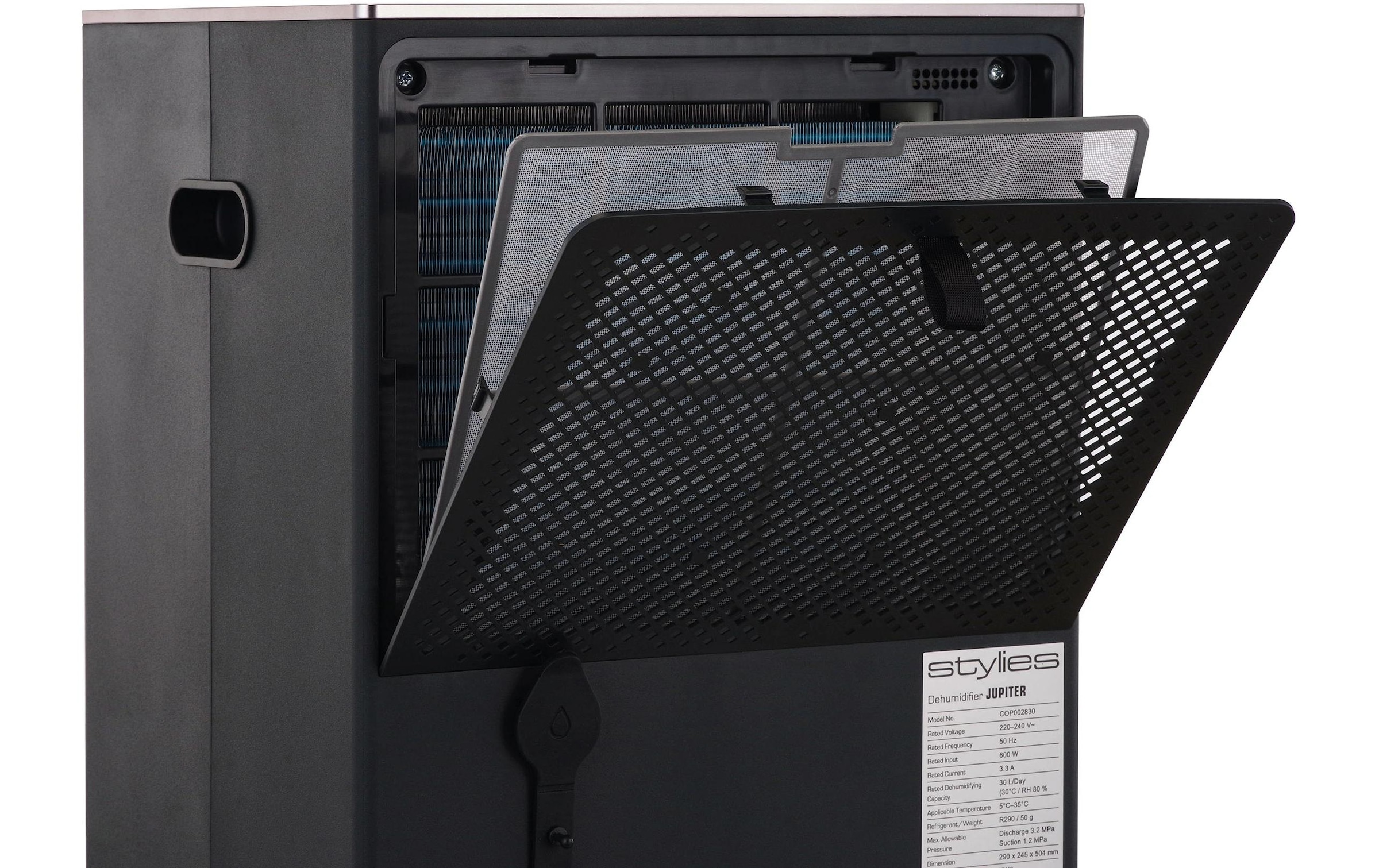   Déshumidificateur d'air »Stylies by Koenig Jupiter 135 m²« für 135 m³ Räume Entfeuchtung 30 l/Tag Tank 3,8 l