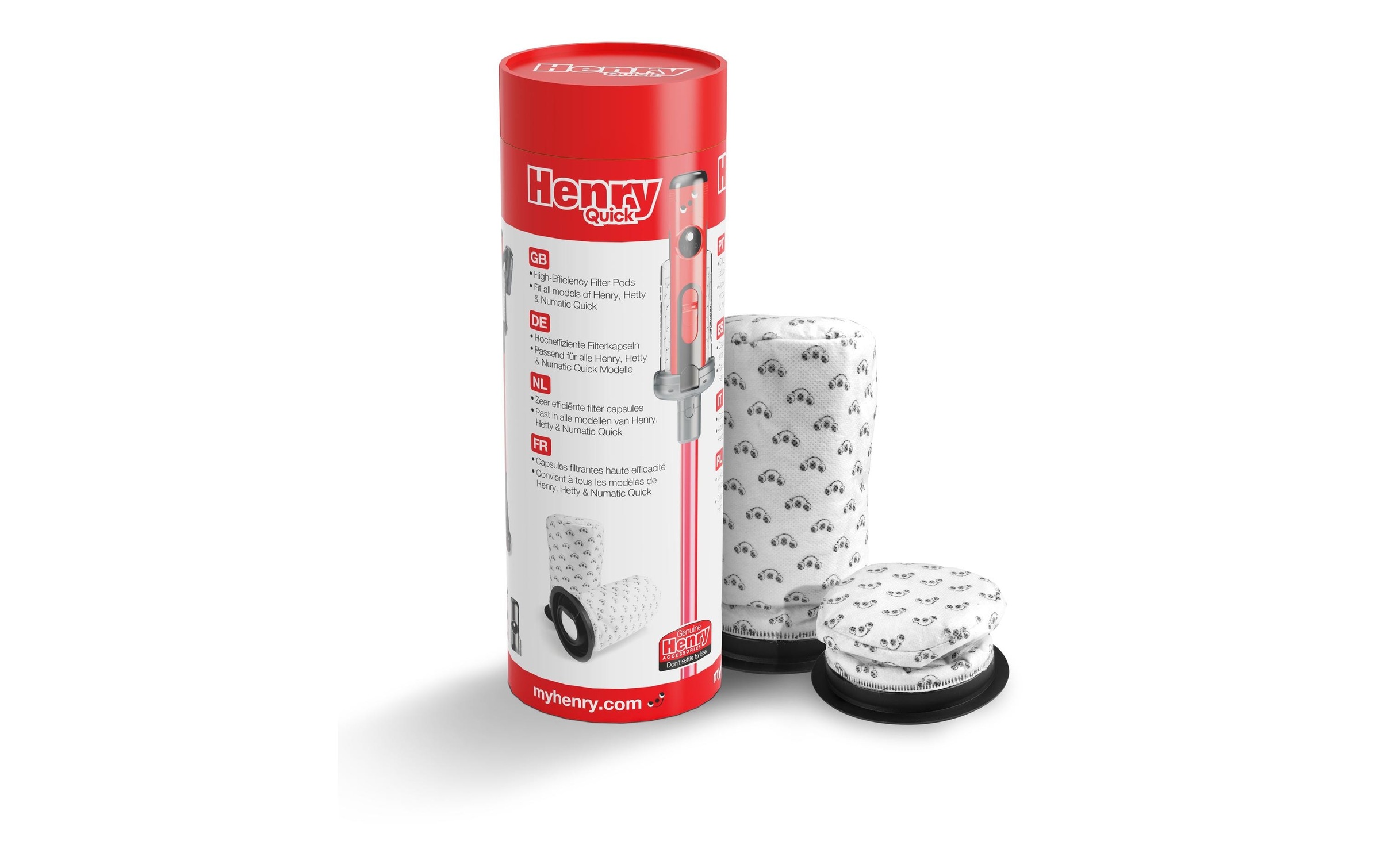 Numatic Akku-Hand-und Stielstaubsauger »Numatic HenryQuick rot«