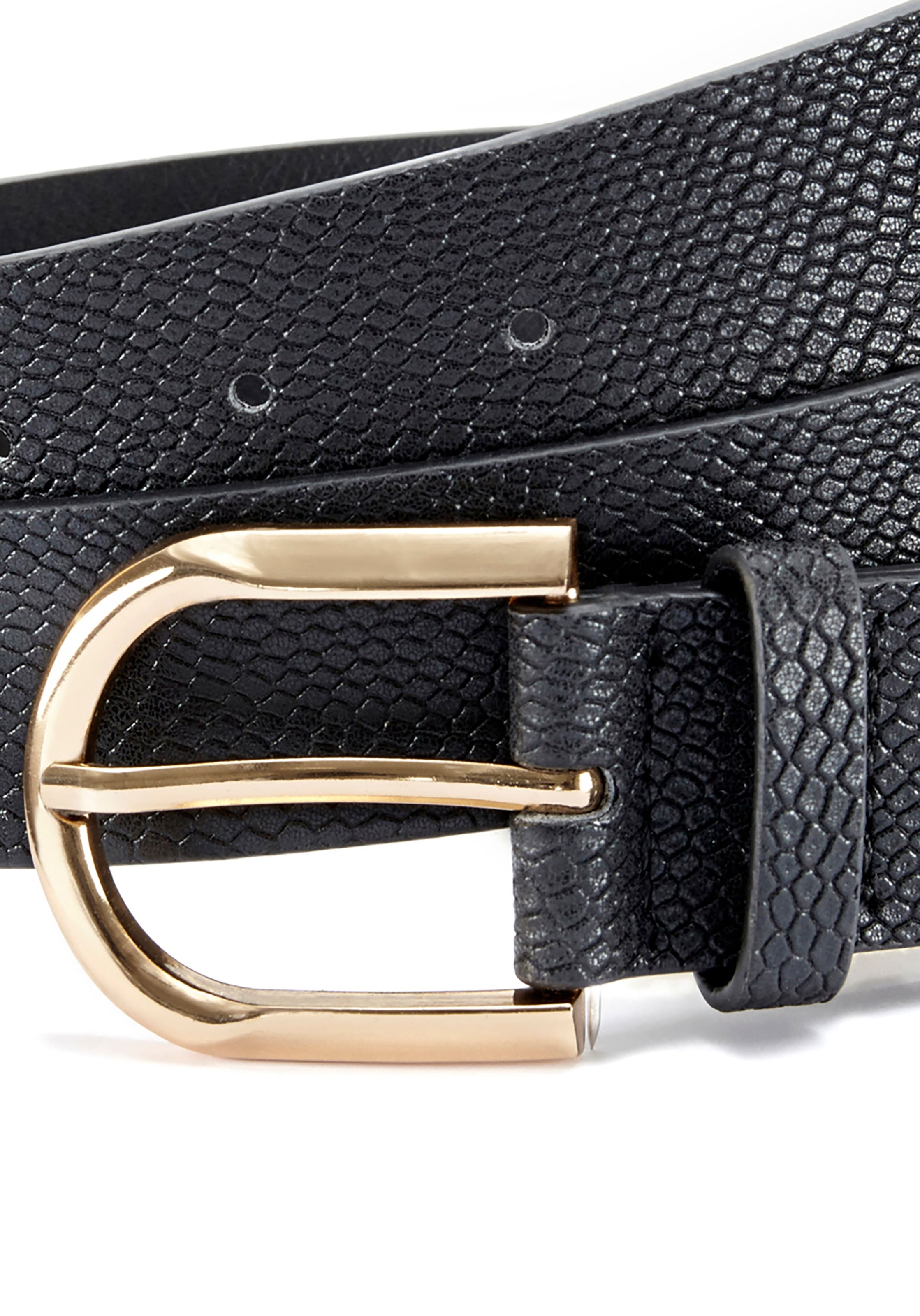 LASCANA Ceinture de hanche »Hosengürtel« im Metallic-Look, Gürtel, Jeansgürtel