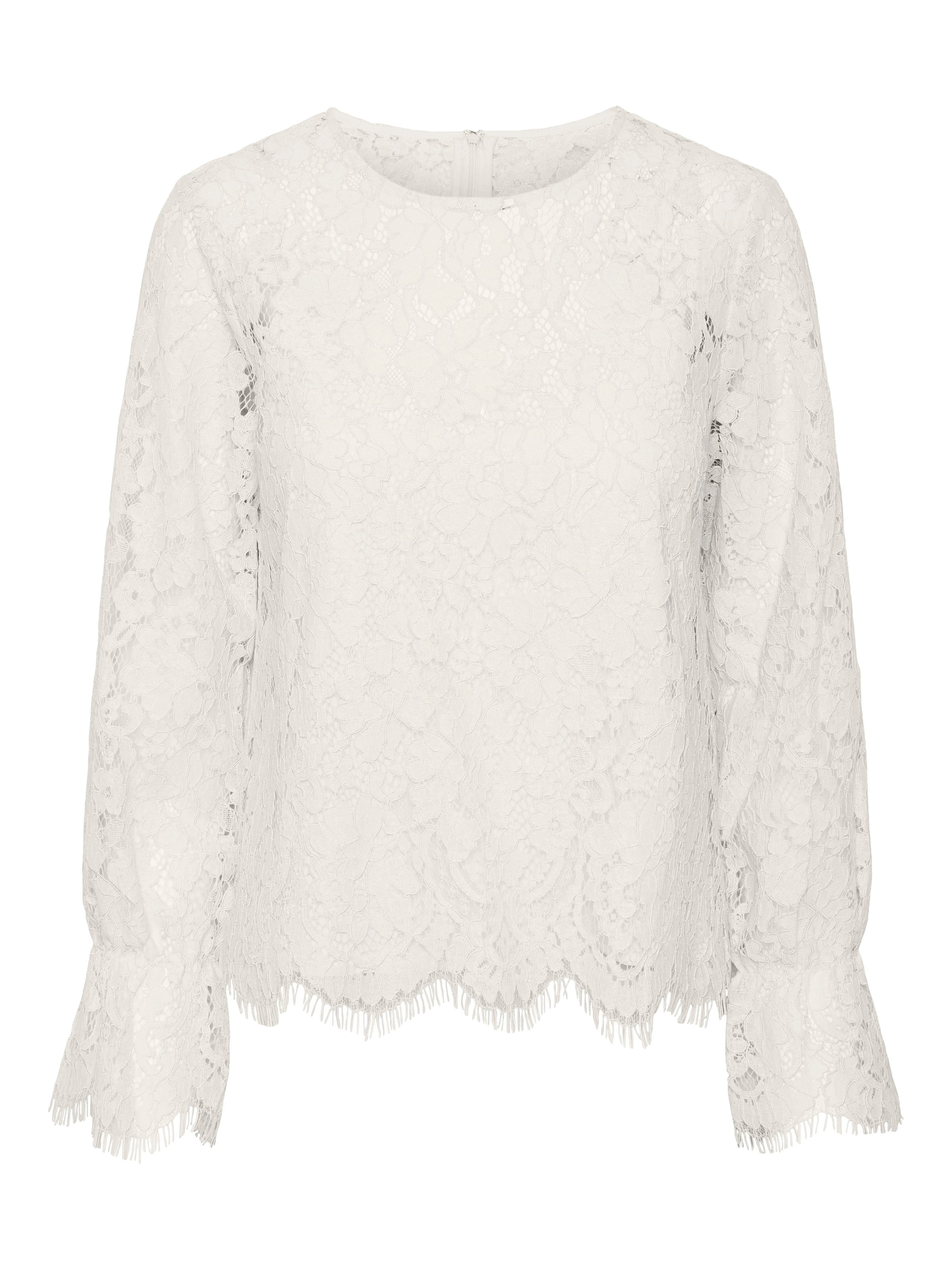 Y.A.S Spitzenbluse »YASPERLA LS LACE TOP S. NOOS«