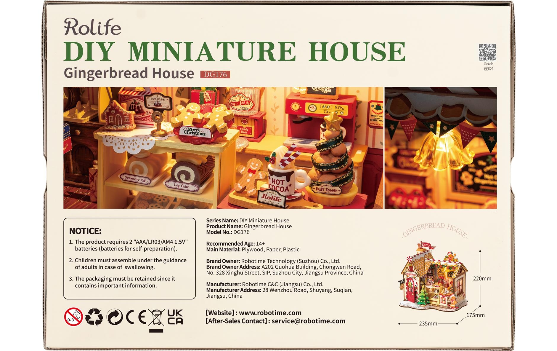   Modellbausatz »RoboTime Gingerbread House«