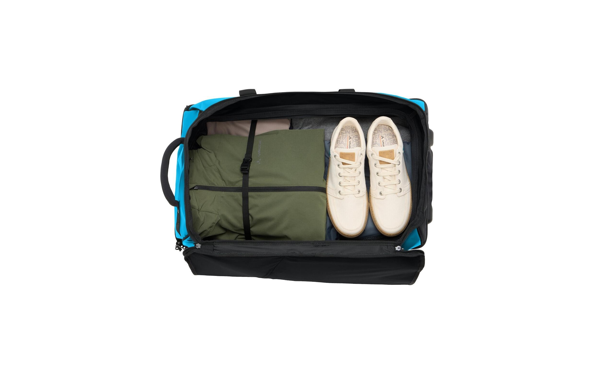 VAUDE Koffer »Rotuma 65« 65 l 2 Rollen Robuster Rollentrolley aus nachhaltiger Plane