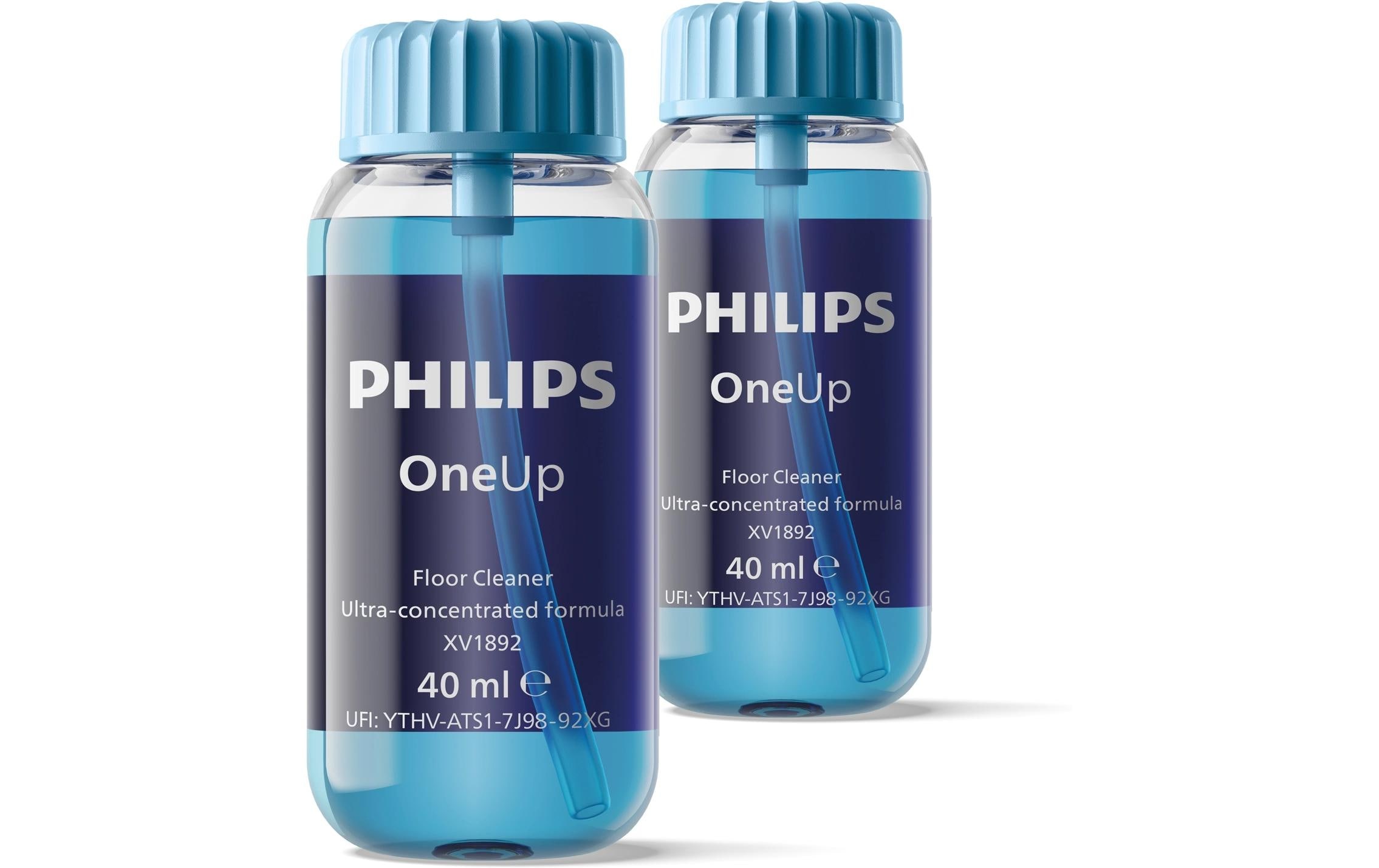 Philips Nettoyeur de sol »OneUp XV1892/02, hochkonzentrierte Bodenlösung« convient à tous types de sols (y compris sols en bois)