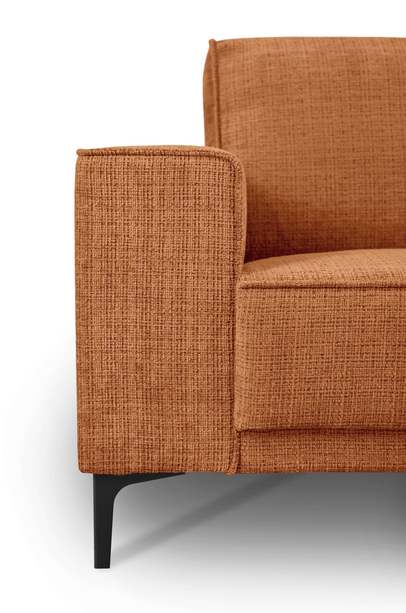 GOODproduct 2-places »OLAND Chenille, Sofa, B: 164 cm, Skandi-Design« 164 cm, suspension à vagues, design scandinave, pieds en métal