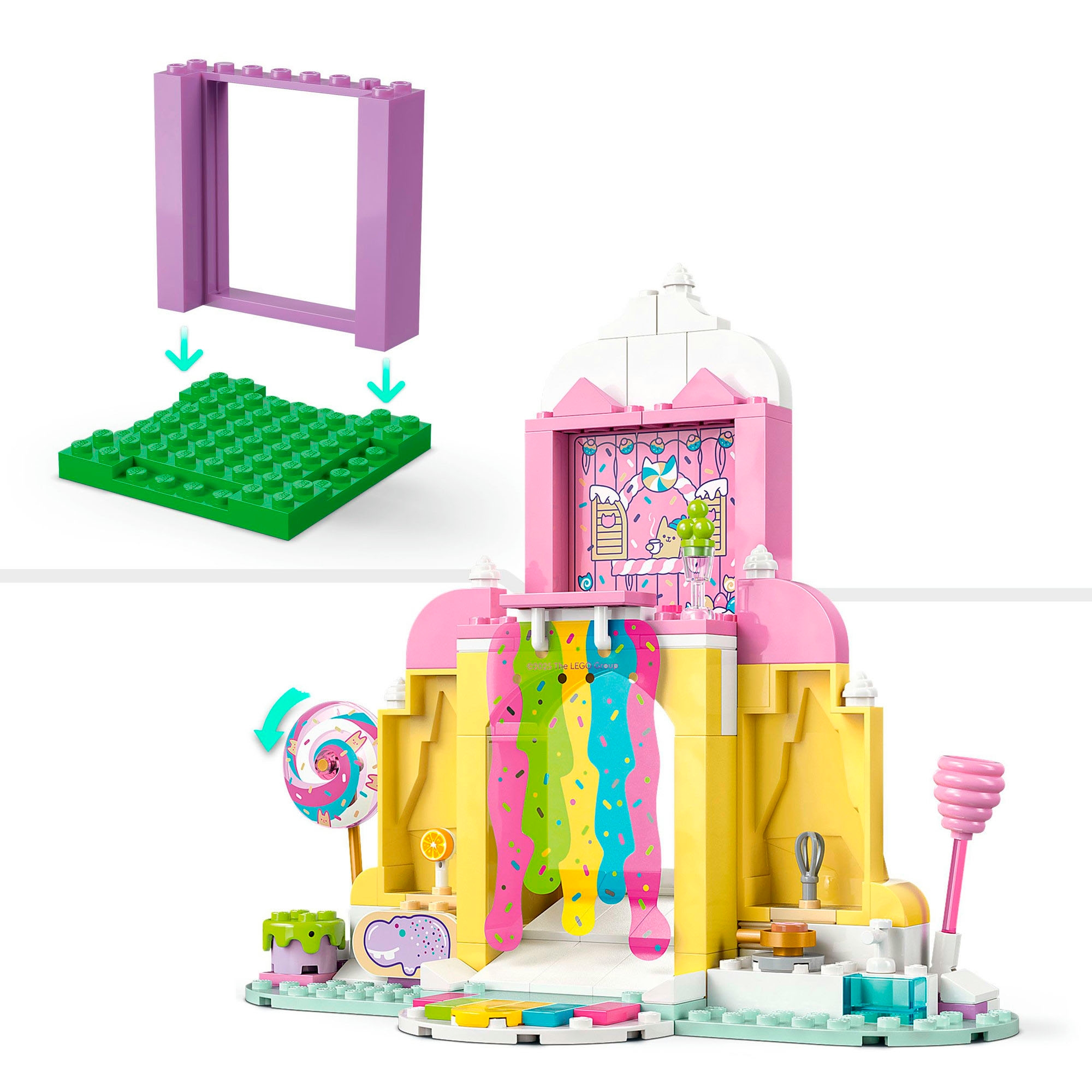 LEGO® Pions de construction »Zuckerguss-Gebirge und Kätzchen-Garten (11205), LEGO Gabby's Dollhouse« Made in Europe