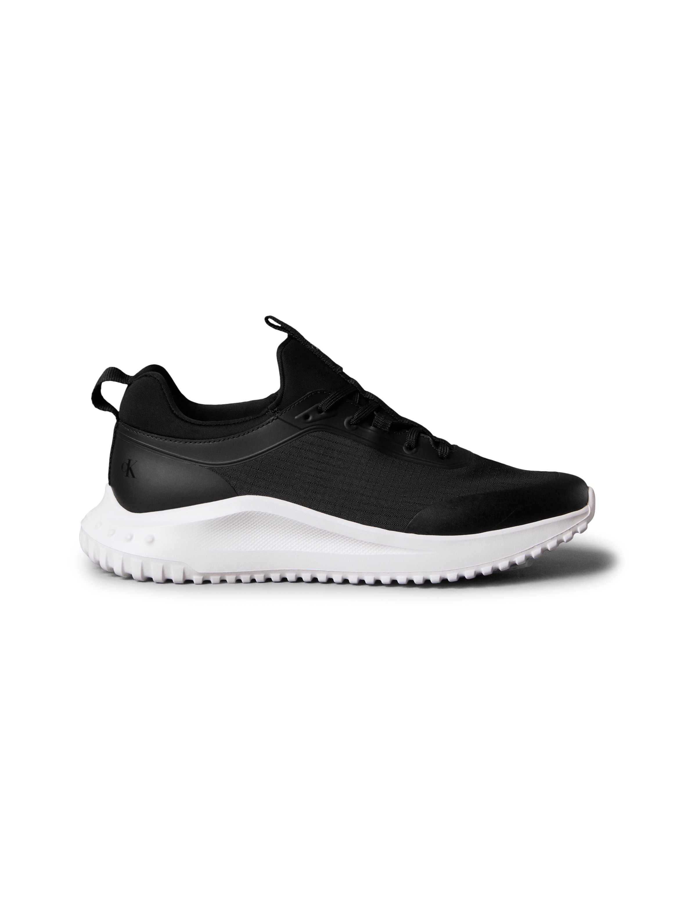 Calvin Klein Jeans Baskets slip-on »EVA RUNNER LACEUP SOCK MAT MIX«  chaussure basse, chaussure de sport, chaussure de loisirs, chaussure à lacets avec languette