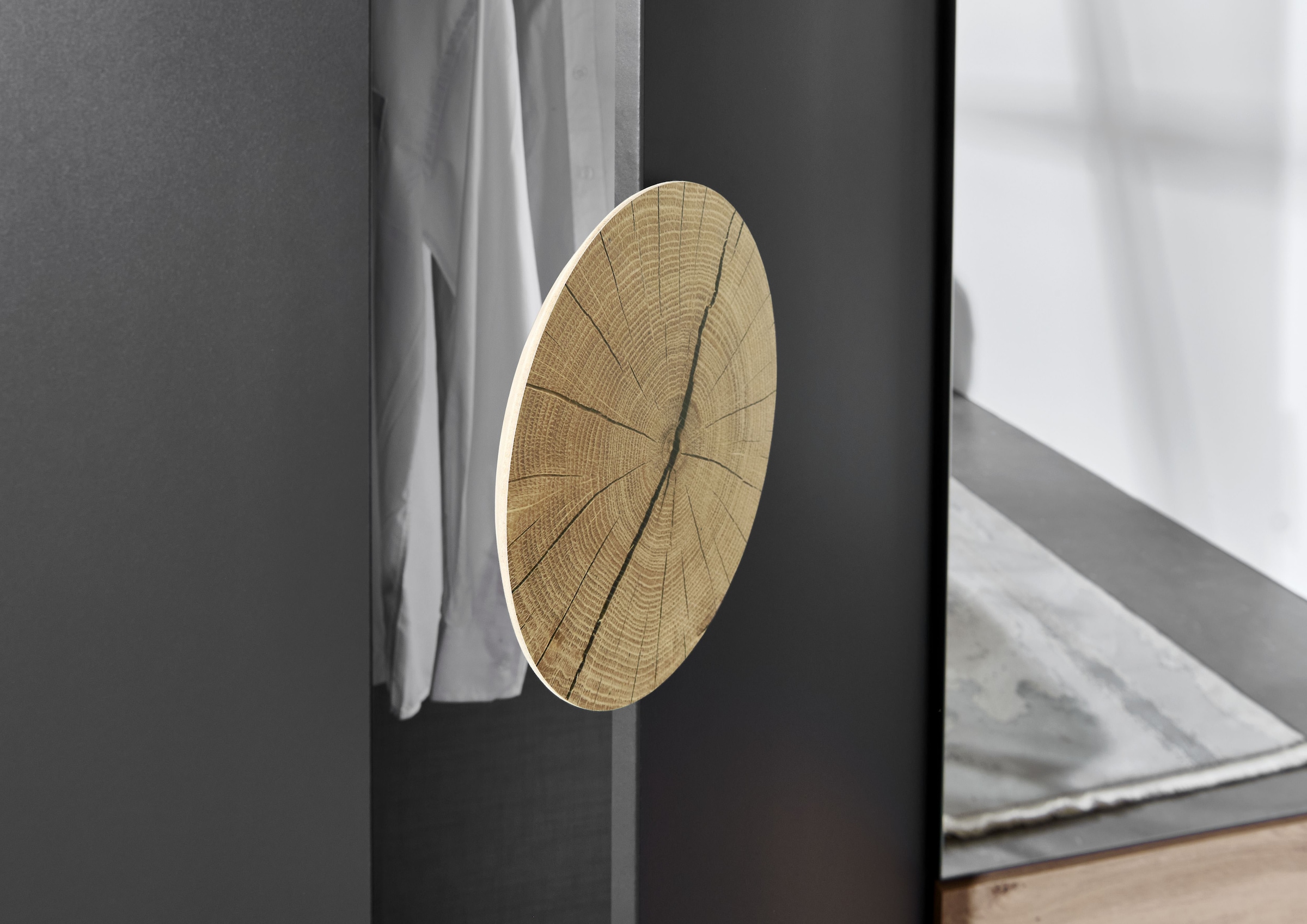 Wimex Drehtürenschrank »Toscana« Mit attraktiven Griffscheiben in Vollholzoptik, 225 oder 270cm breit