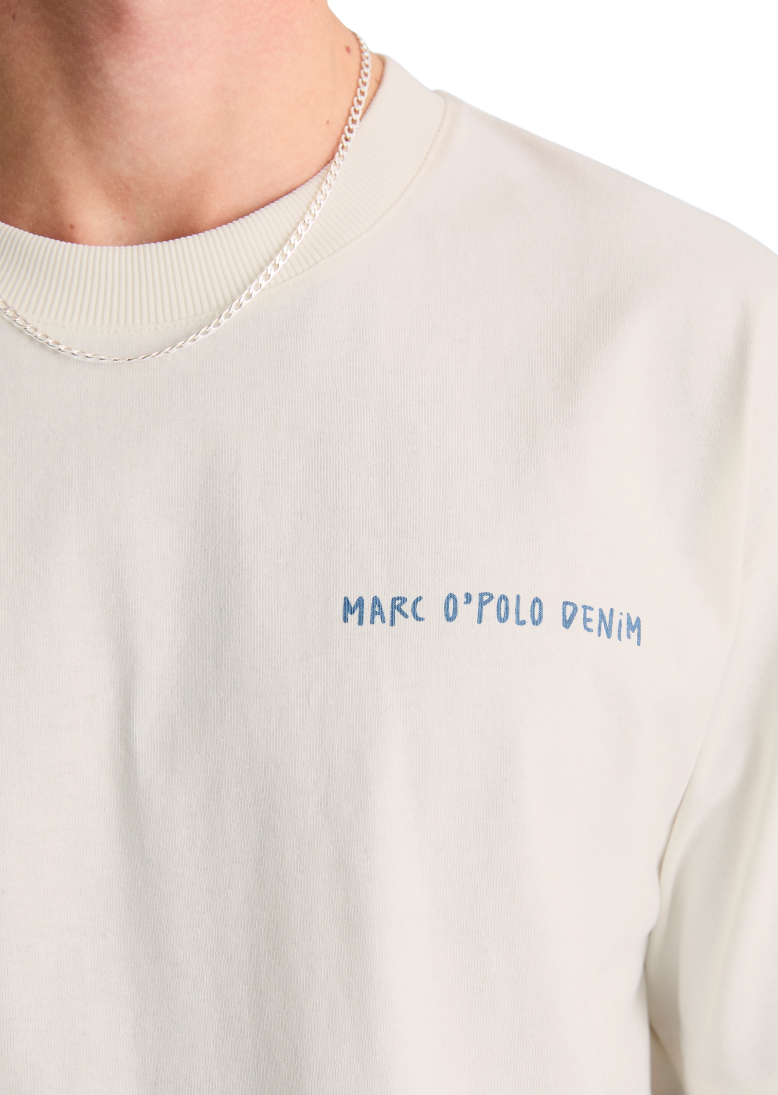 Marc O'Polo DENIM T-shirt relaxed avec imprimé dans le dos