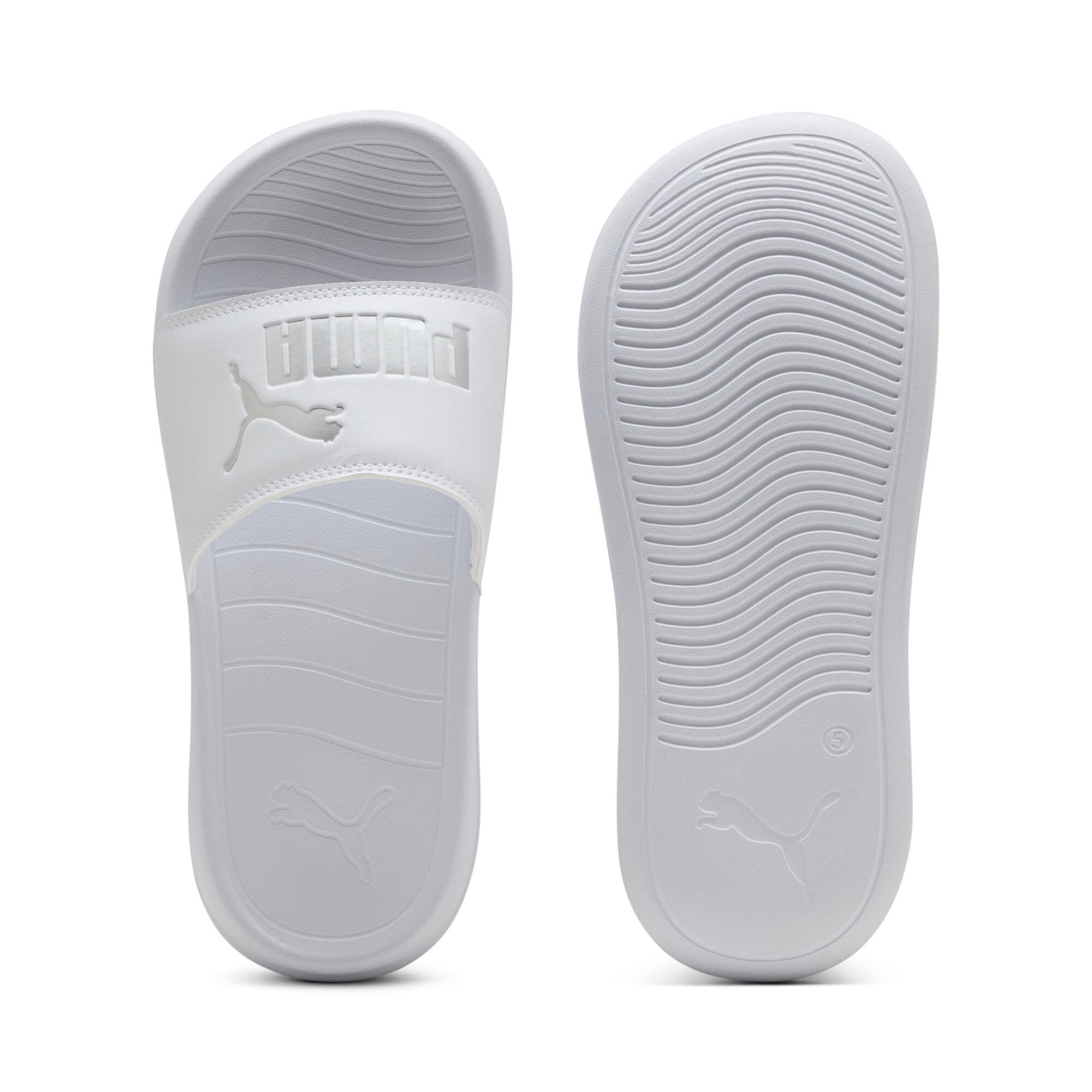 PUMA Badesandale »POPCAT 20 METALLIC WHISPER«  für sportlichen Look, leicht profiliertes Laufsohlenprofil