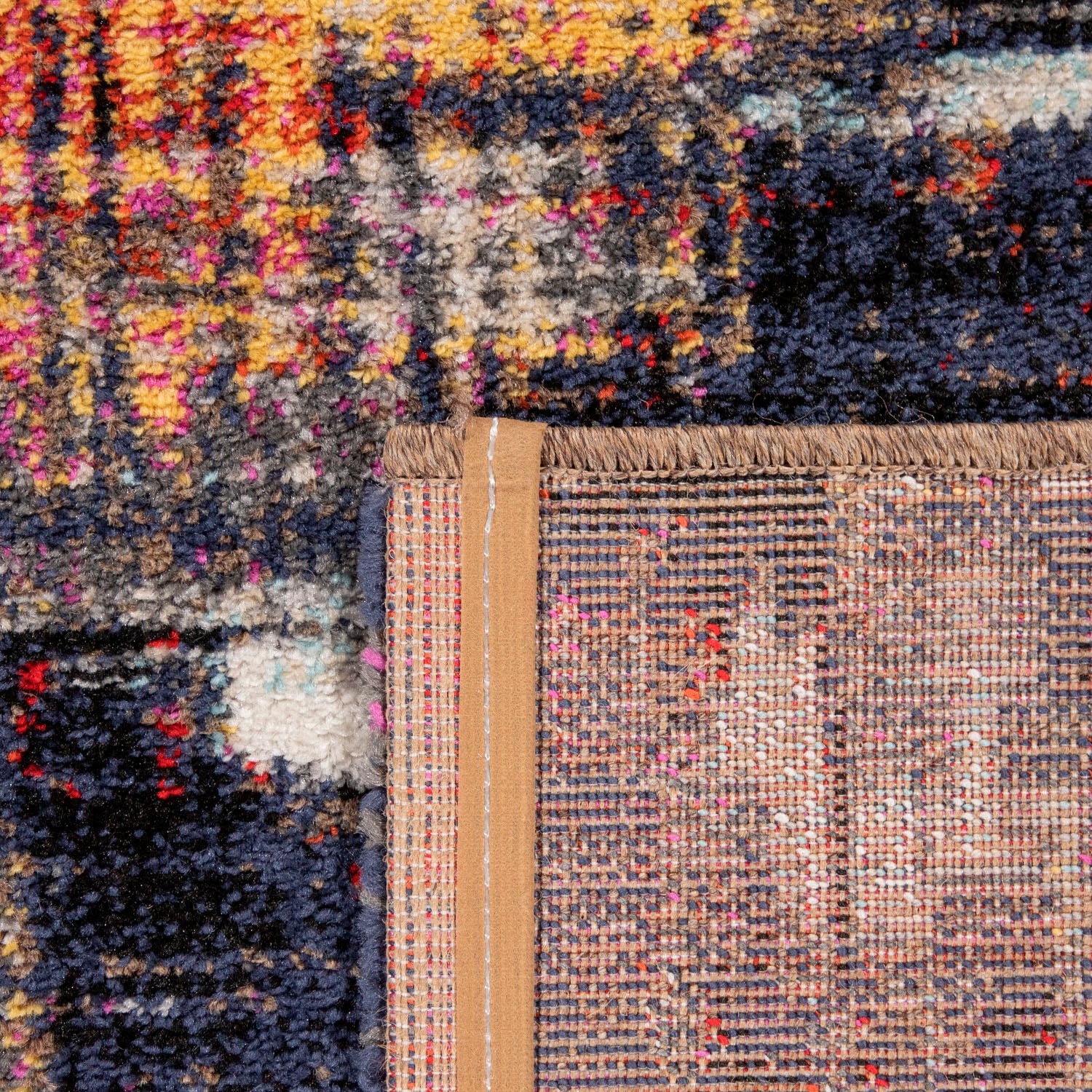 Paco Home Tapis »Jazz 710« Rectangulaire 13 mm Höhe Kurzflor, modernes buntes Design und Used-Look