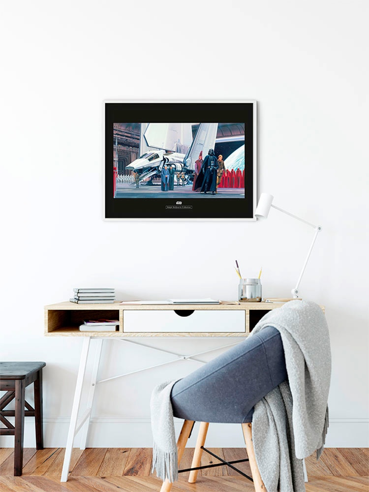 Komar Bild »Star Wars Classic RMQ Death Star Shuttle Dock« Star Wars 1 Stk. tlg. Wandbild zur Dekoration im Kinderzimmer - ohne Rahmen