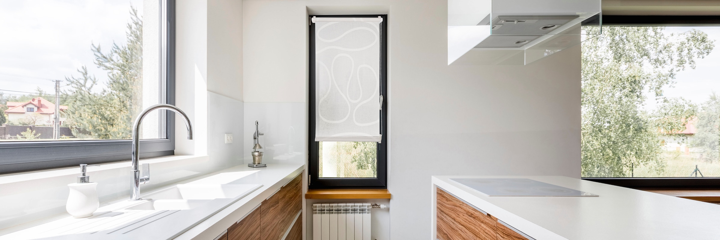 mydeco Store à tirage latéral »Win move« Lichtschutz ohne Bohren freihängend mit stylischem Muster