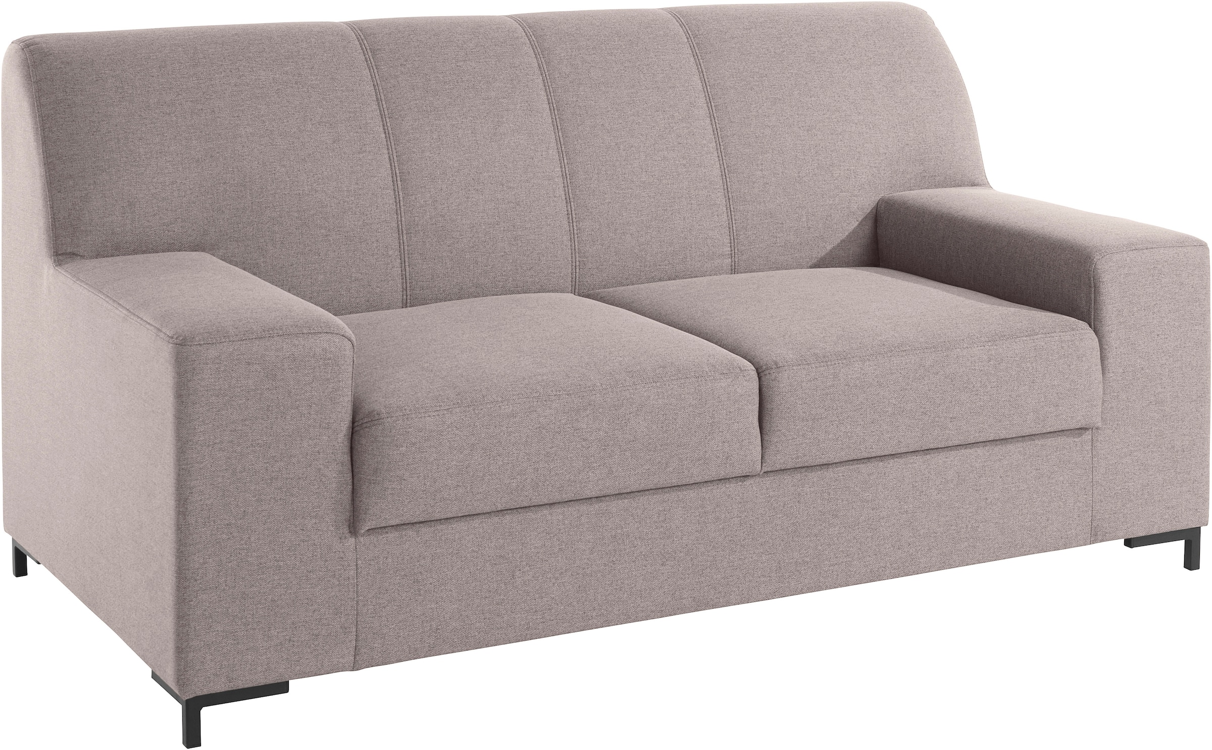 DOMO collection 2-Sitzer »Ledas kubisch und komfortabel, flache Armlehnen, eleganter Fuss,« Breite 170cm, in vielen Farben erhältlich