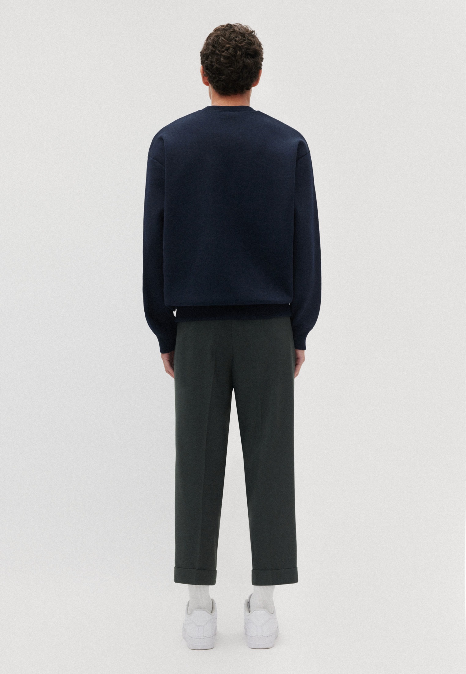 studio seidensticker Strickpullover »Studio« Langarm Rundhals Uni