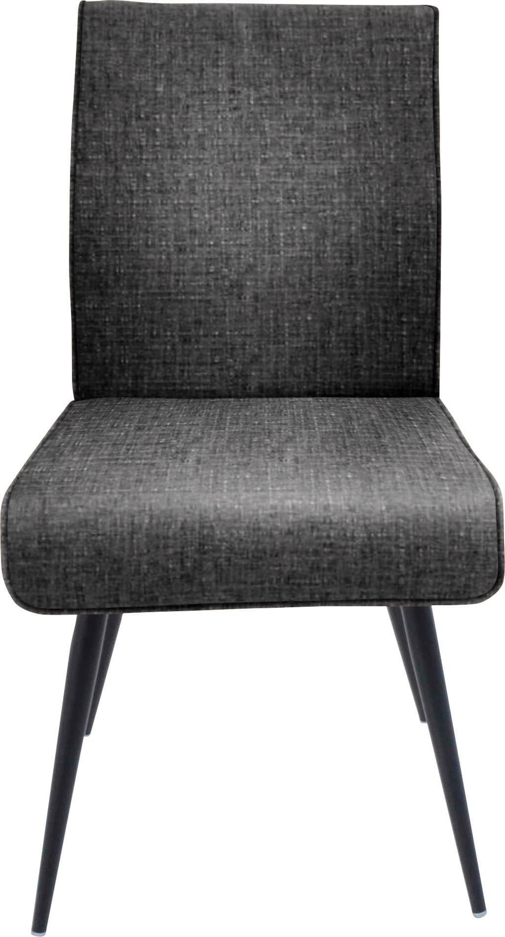 K+W Komfort & Wohnen Chaise à 4 pieds »Giacomo I« () 1 cuisChaise à 4 pieds avec cordon de 4mm tout autour du dossier et de l'assise, pieds en métal